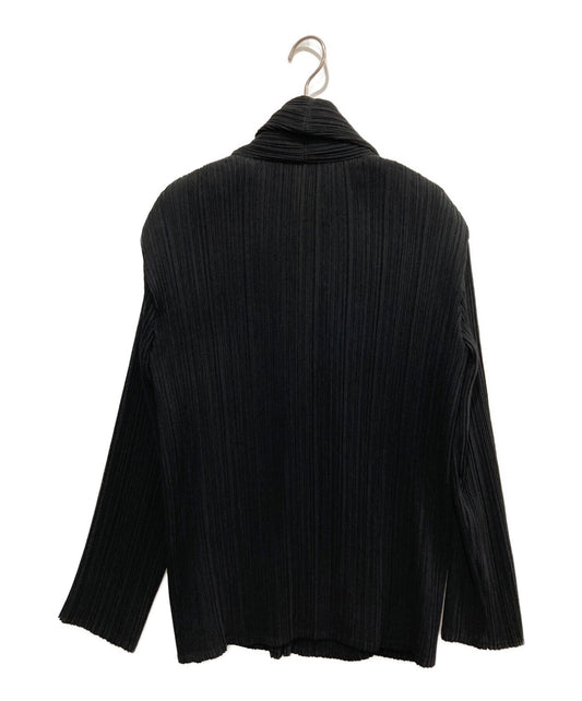[Pre-owned] ISSEY MIYAKE Pleated shawl collar jacket IM14FD917