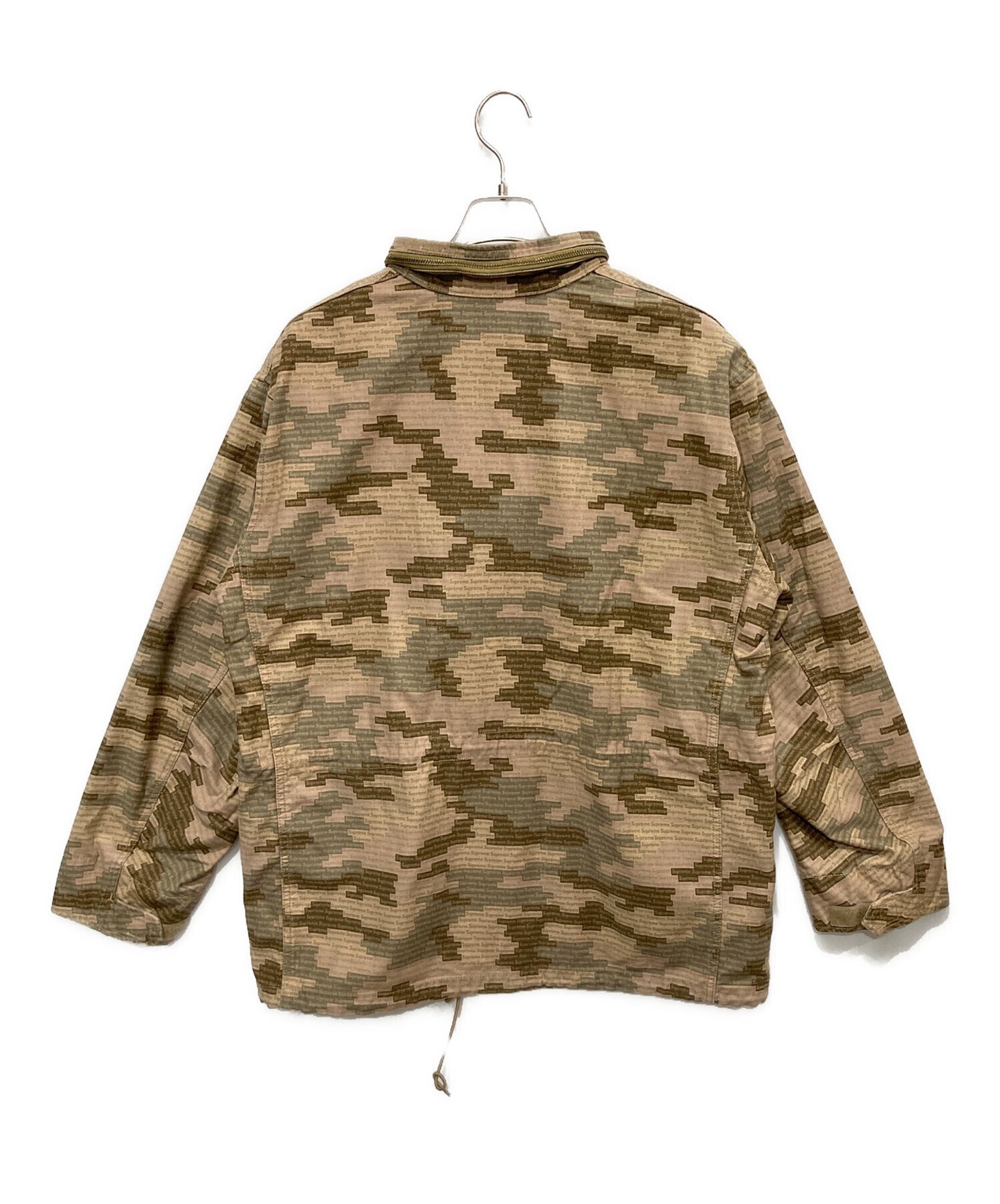 [Pre-owned] SUPREME LOGO CAMO M-65 JACKET / logo camouflage jacket / military jacket