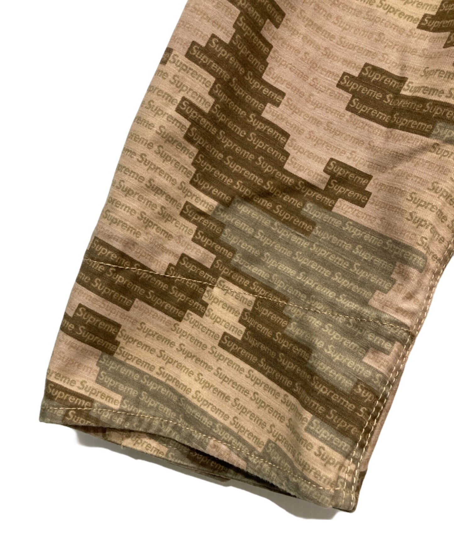 [Pre-owned] SUPREME LOGO CAMO M-65 JACKET / logo camouflage jacket / military jacket