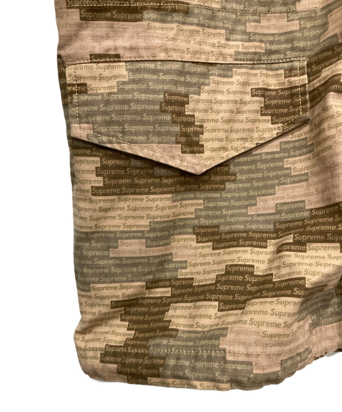 [Pre-owned] SUPREME LOGO CAMO M-65 JACKET / logo camouflage jacket / military jacket