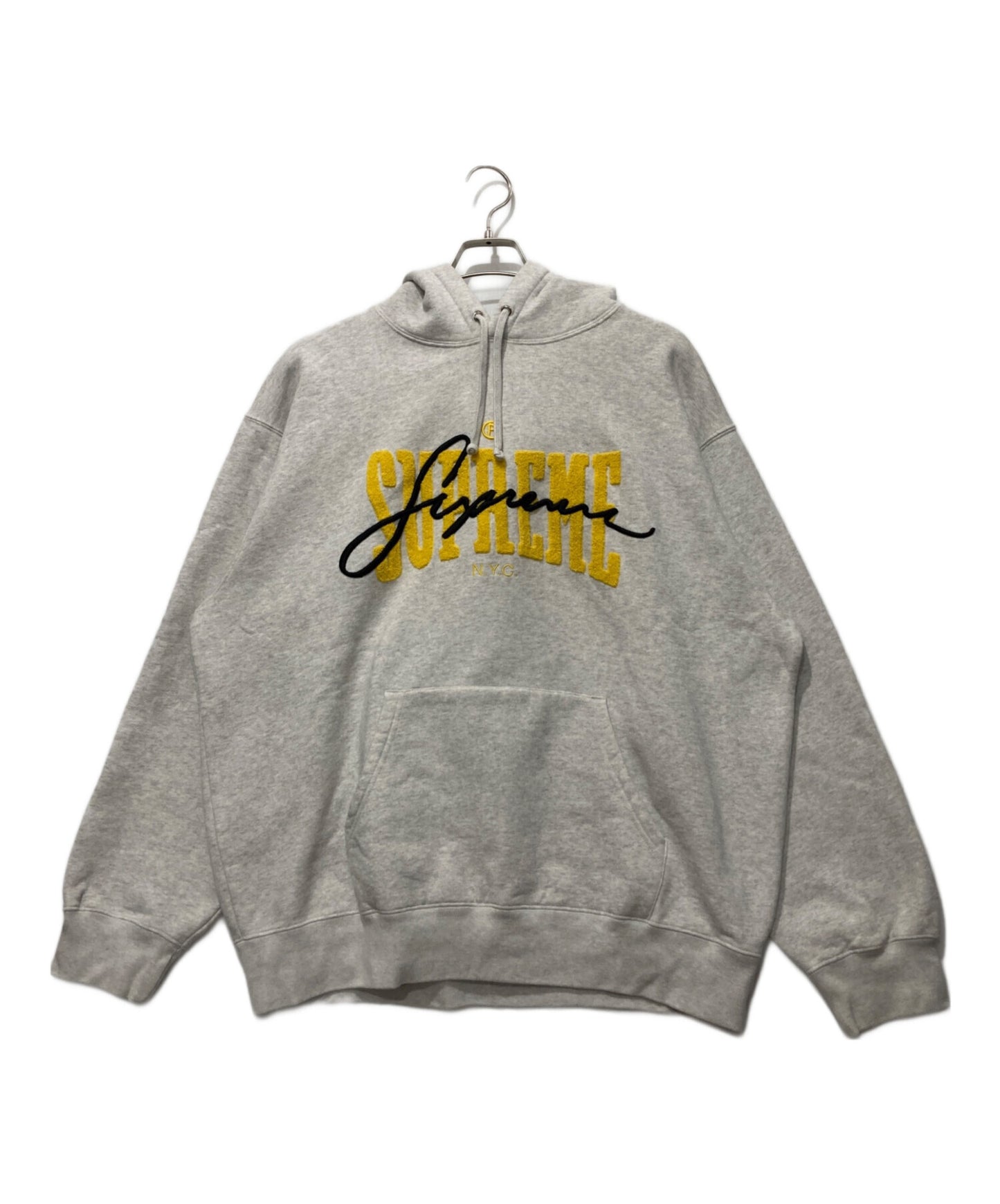 [Pre-owned] SUPREME Embroidered Chenille Hooded Sweatshirt