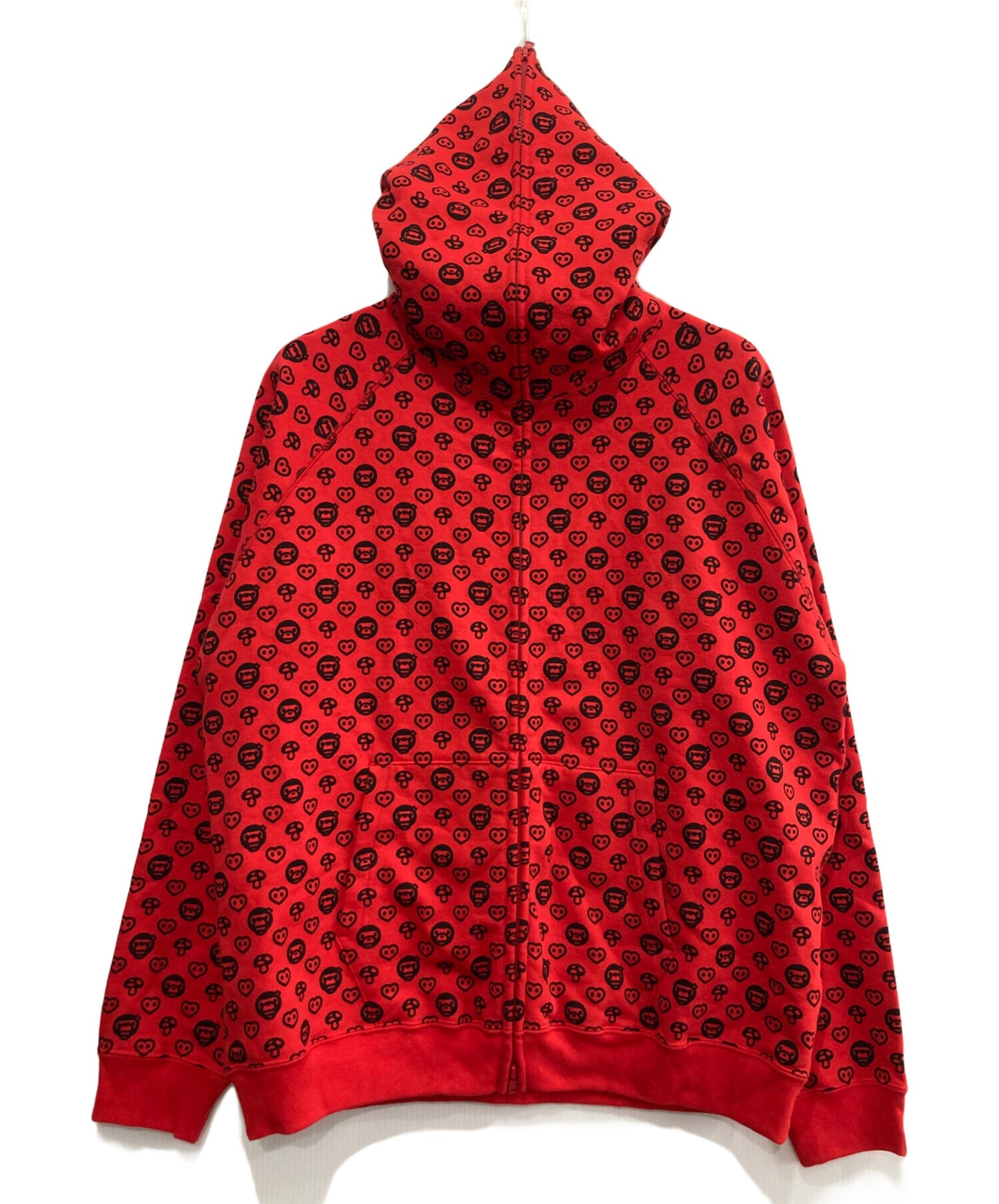 [Pre-owned] A BATHING APE Milo Monogram Zip Hoodie