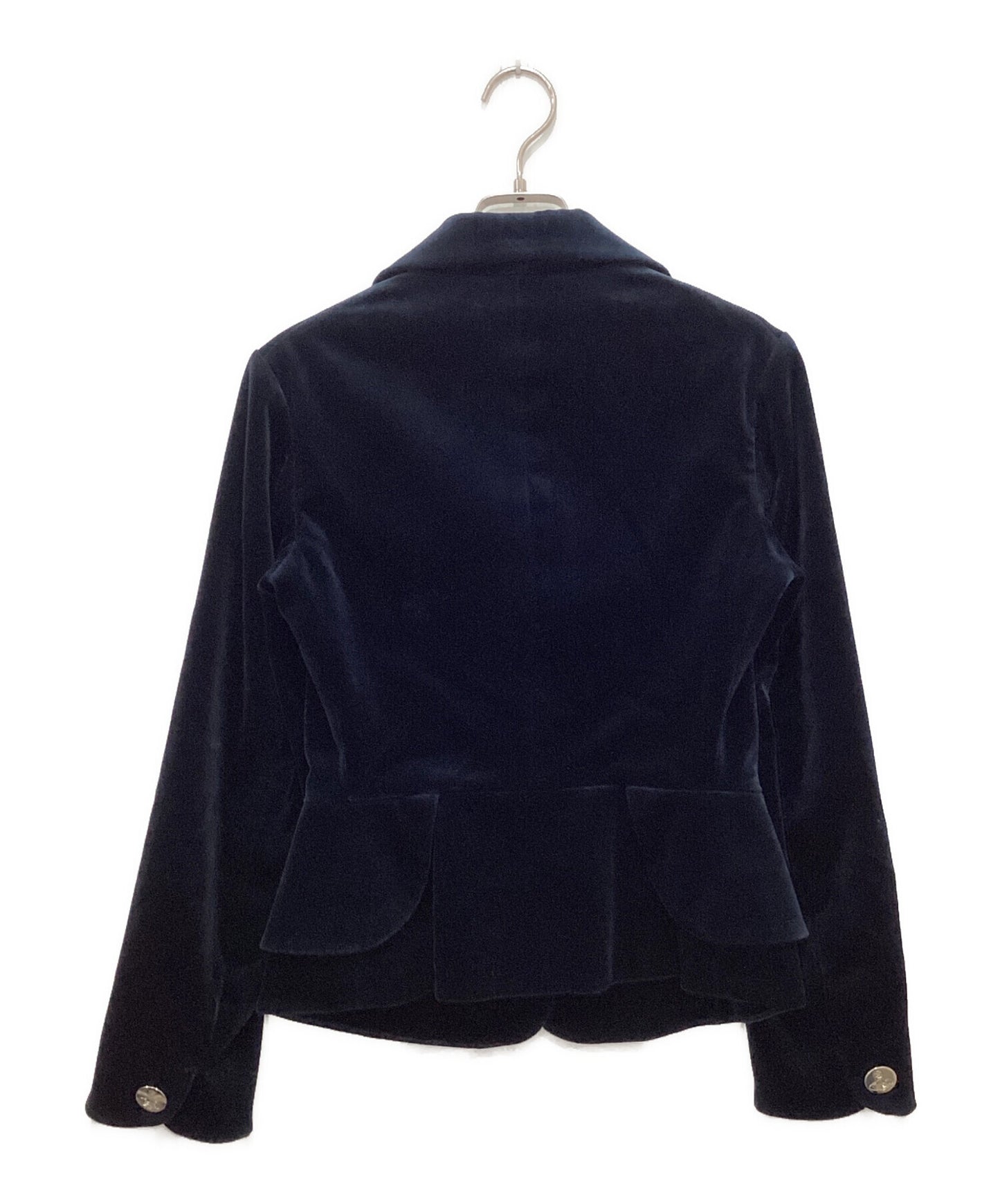[Pre-owned] Vivienne Westwood RED LABEL 3B Orb Button Velour Jacket 357-01-43018