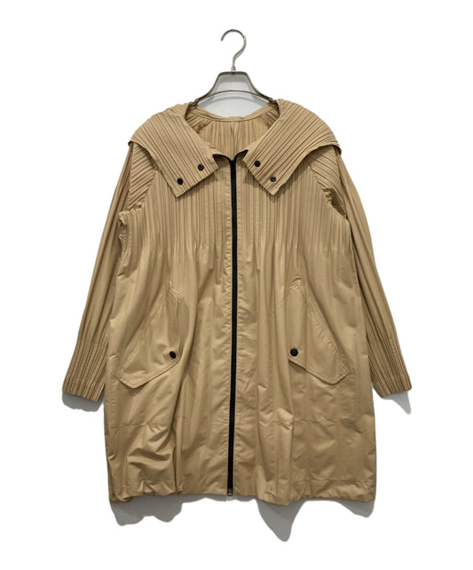 [Pre-owned] PLEATS PLEASE Pleated Zip Hoodie PP61-EN-591