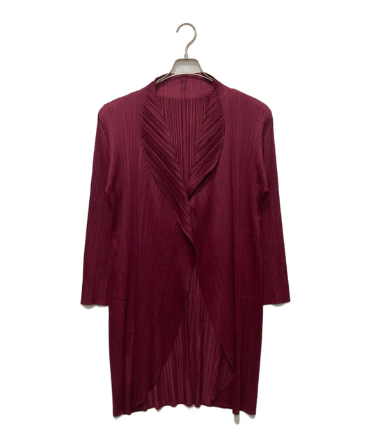 [Pre-owned] PLEATS PLEASE long cardigan PP43-JA222