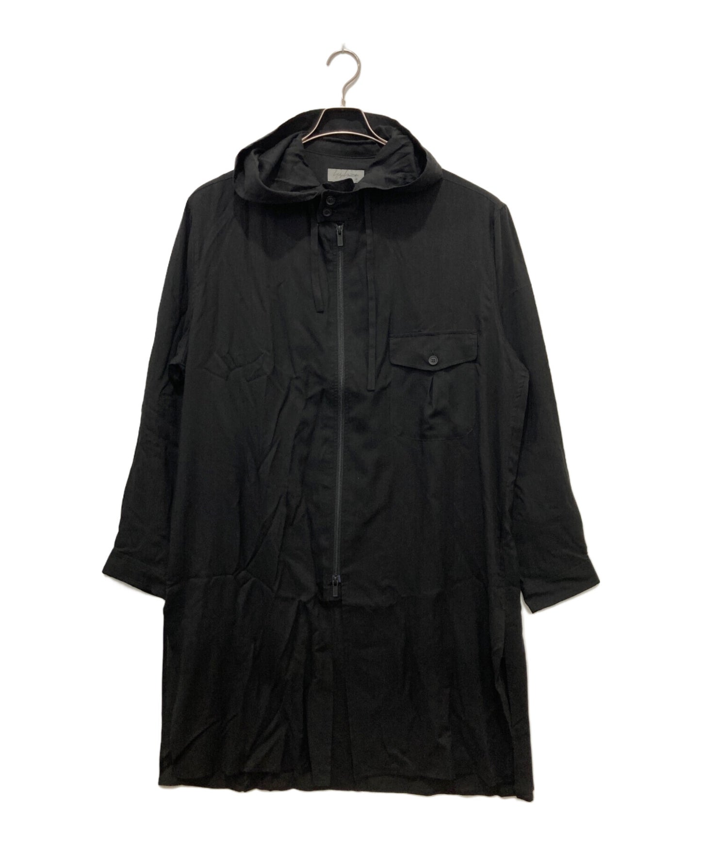 [Pre-owned] Yohji Yamamoto pour homme CM CELLULOSE LAWN A-ZIPPER HOOD B HS-B09-200-1-03