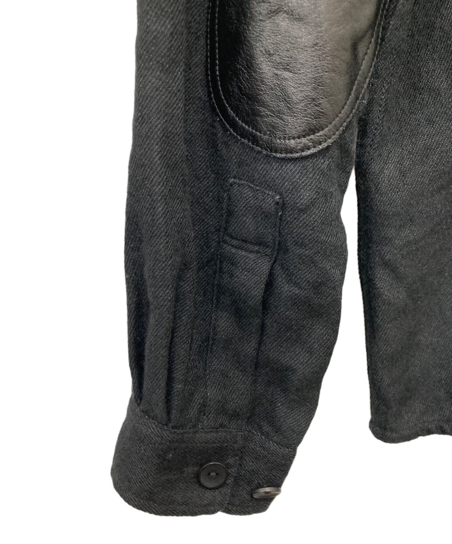 [Pre-owned] eYe COMME des GARCONS JUNYAWATANABE MAN Elbow patch wool shirt WF-B401