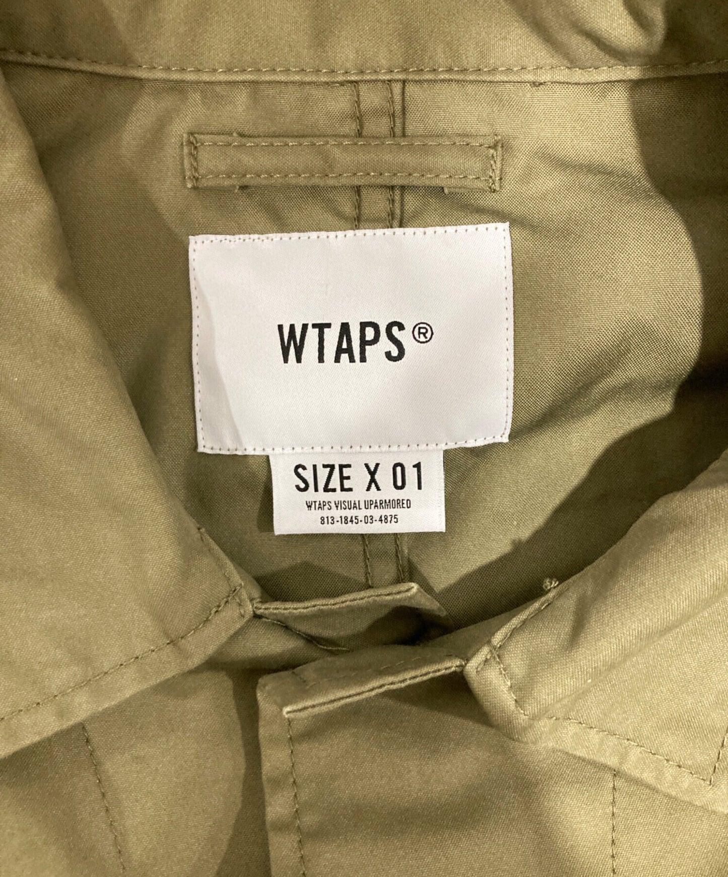 [Pre-owned] WTAPS JACKET: NYCO OXFORD 202wvdt-jkm03