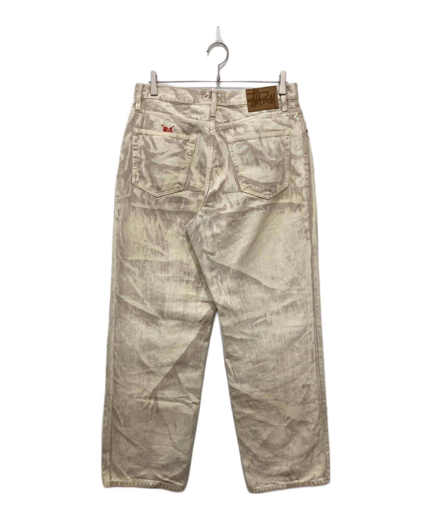 [Pre-owned] stussy Distressed Canvas Big Ol Jeans 116639