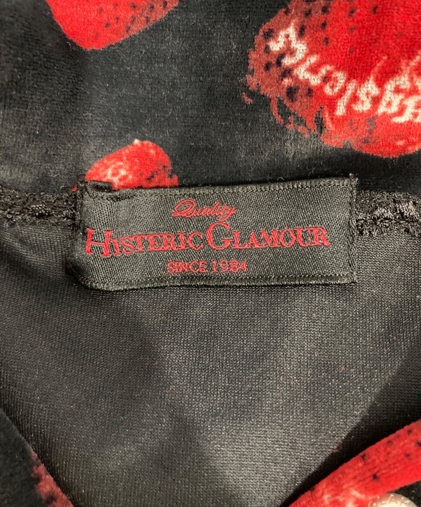 [Pre-owned] Hysteric Glamour Skull Belly Short Zip Hoodie 2CF-7720