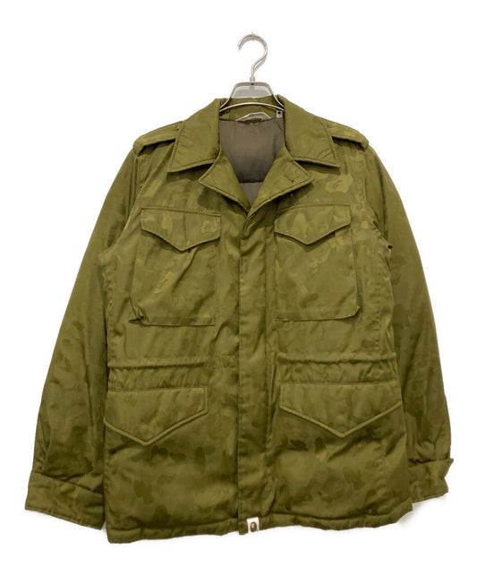 [Pre-owned] A BATHING APE M-43 Camo Pattern Down Jacket