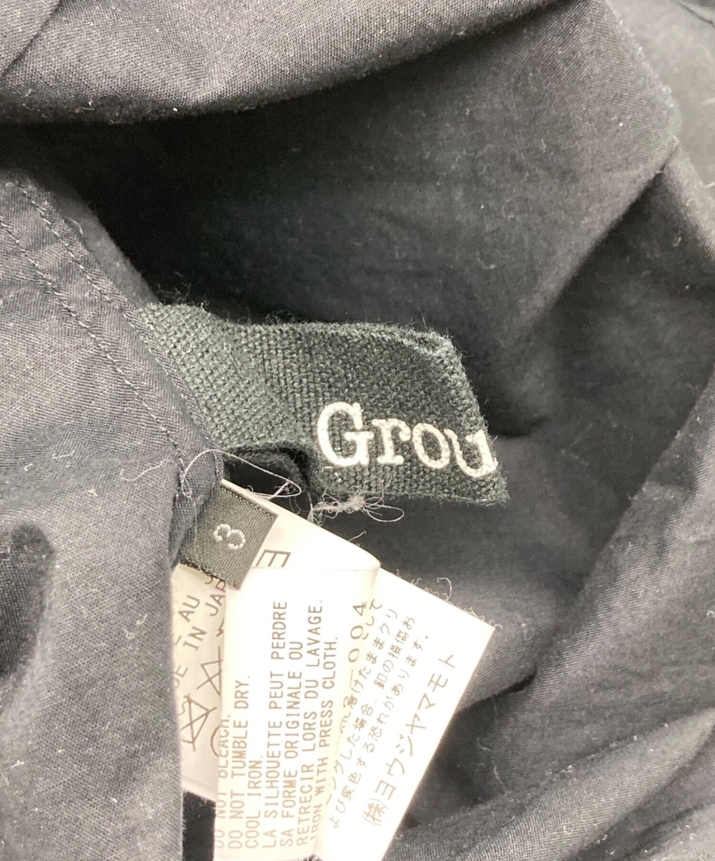 [Pre-owned] GROUND Y Makima Eye Cotton Broad Blouse GF-B03-004