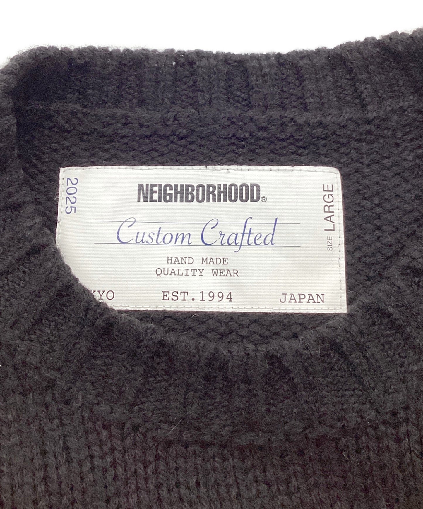 [Pre-owned] NEIGHBORHOOD SAVAGE CREWNECK SWEATER 252FUNH-KNM02