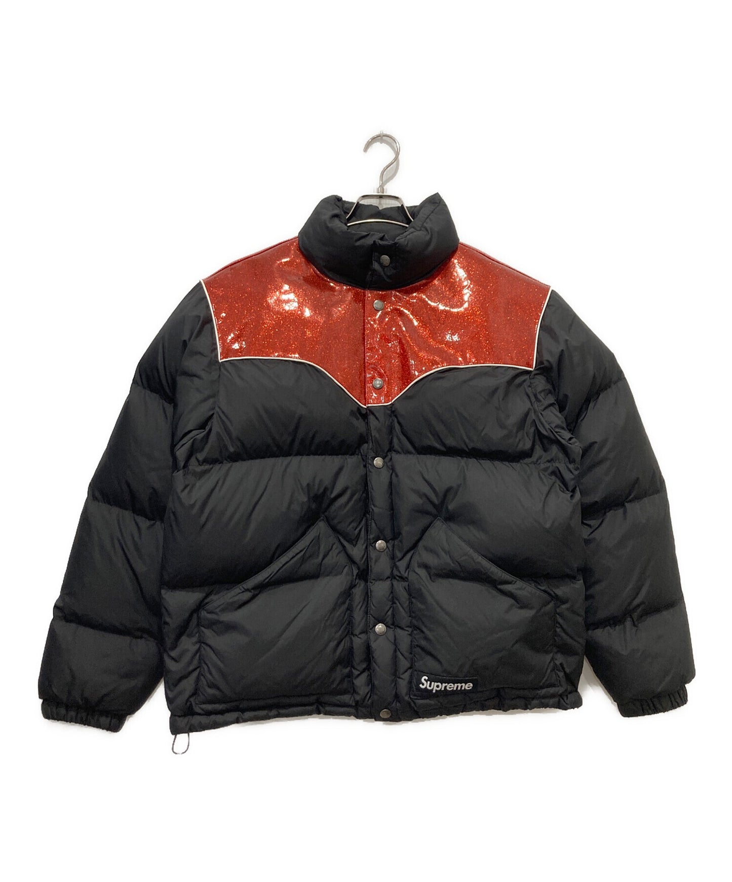 [Pre-owned] SUPREME Glitter Yoke Down Puffer Jacket / 22FW