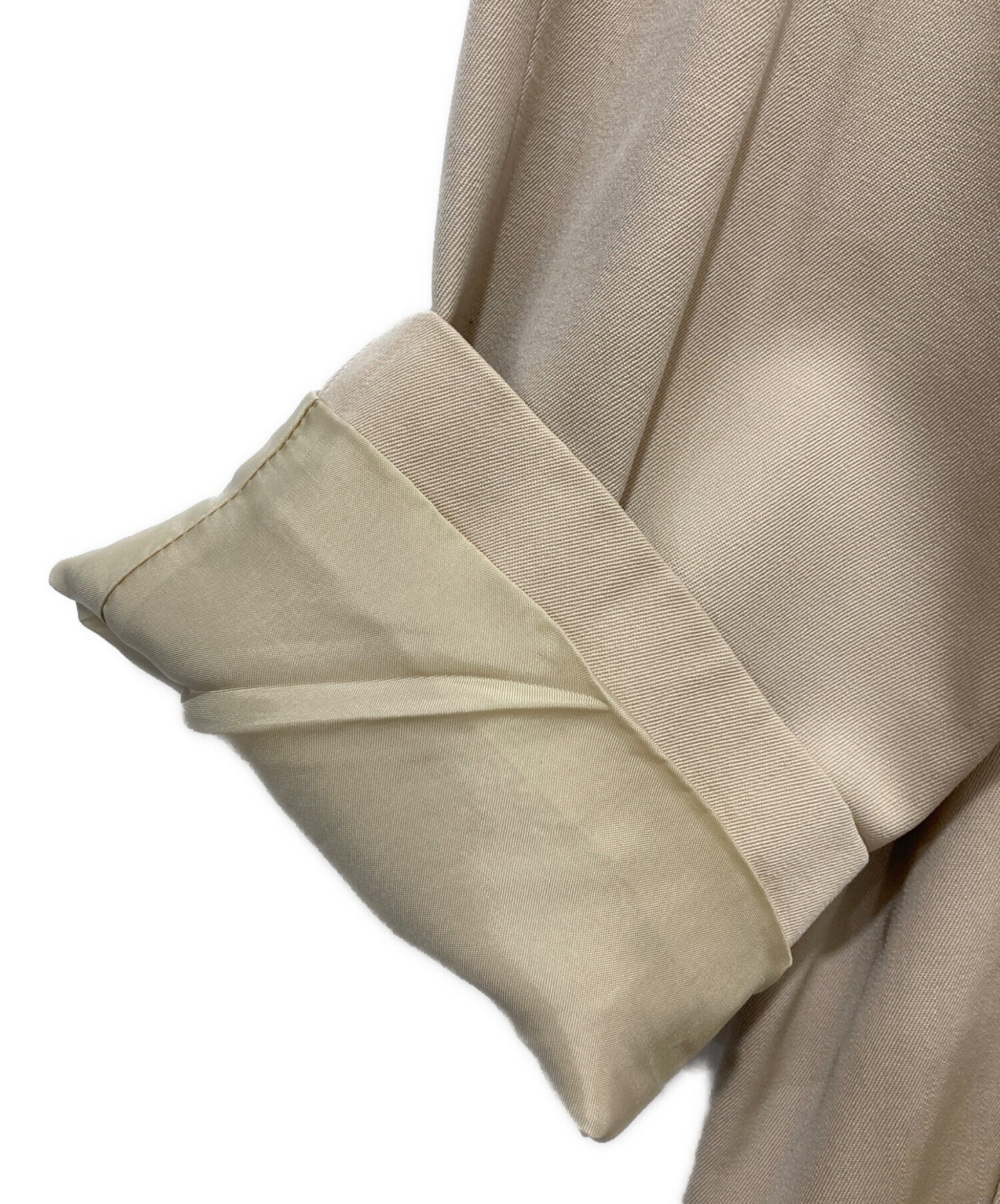 [Pre-owned] YOHJI YAMAMOTO Wool Gabardine Stand-Collar Coat MG030-213-02