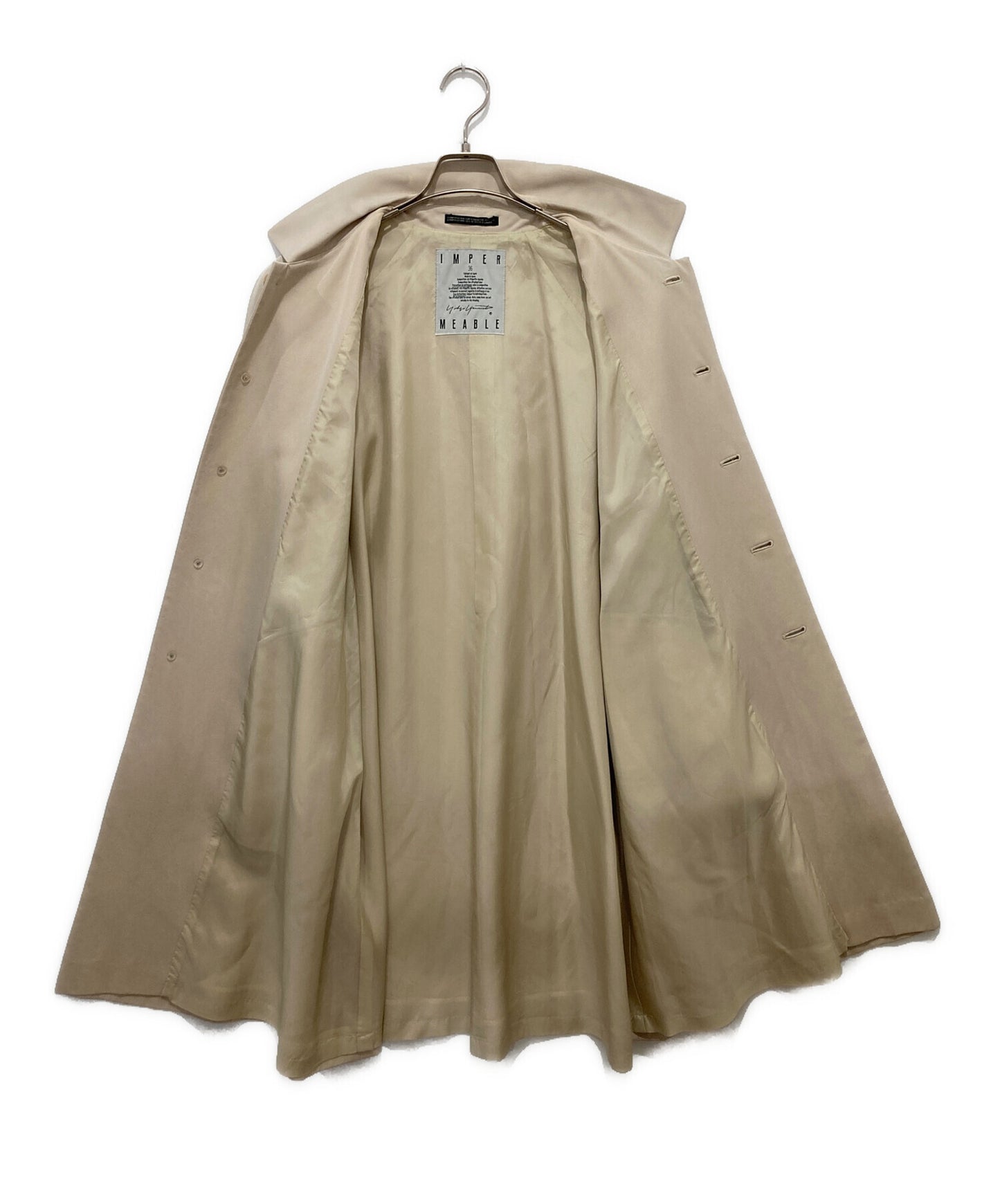 [Pre-owned] YOHJI YAMAMOTO Wool Gabardine Stand-Collar Coat MG030-213-02