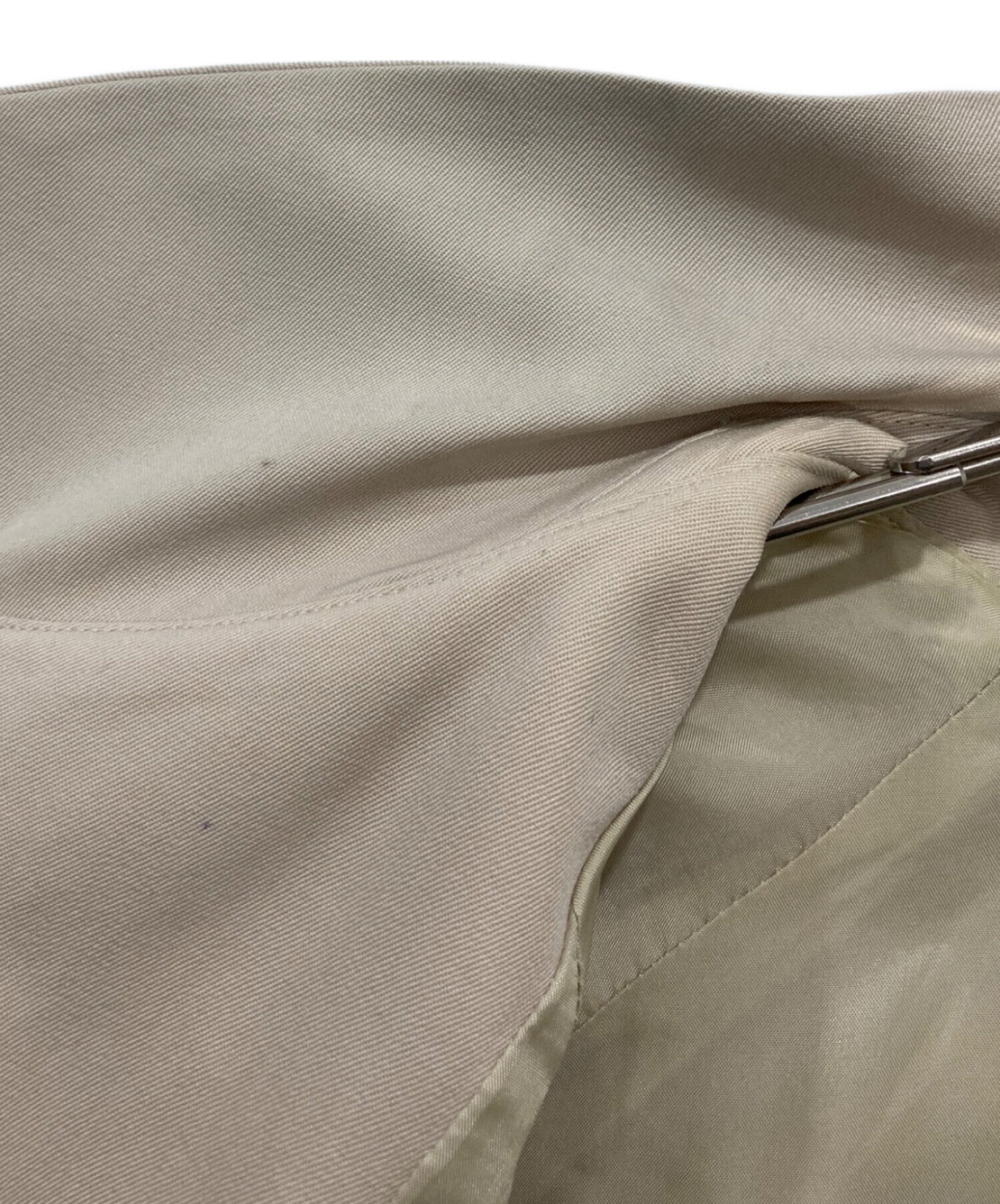 [Pre-owned] YOHJI YAMAMOTO Wool Gabardine Stand-Collar Coat MG030-213-02