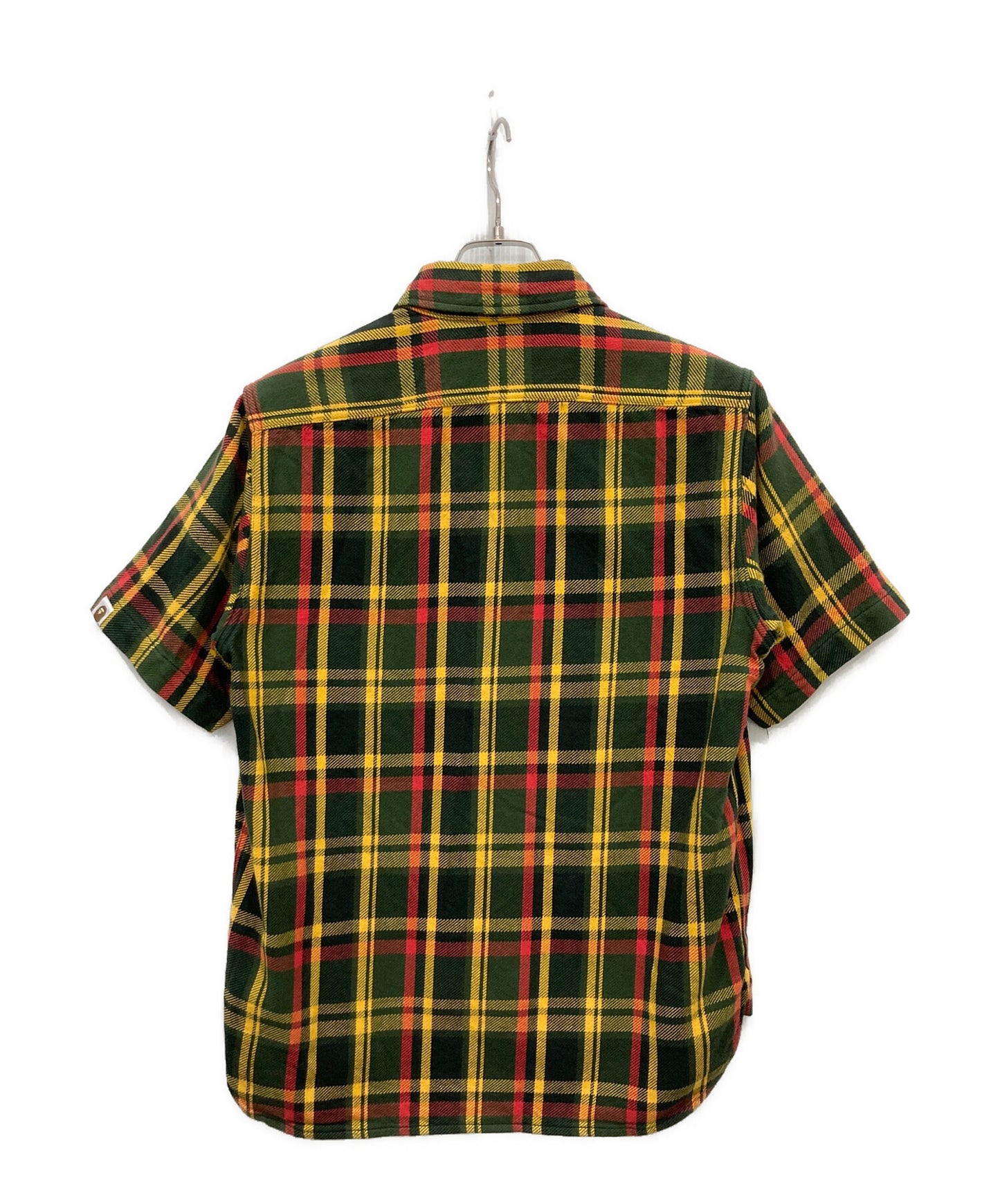 [Pre-owned] A BATHING APE Isetan Checkered Short-Sleeve Shirt