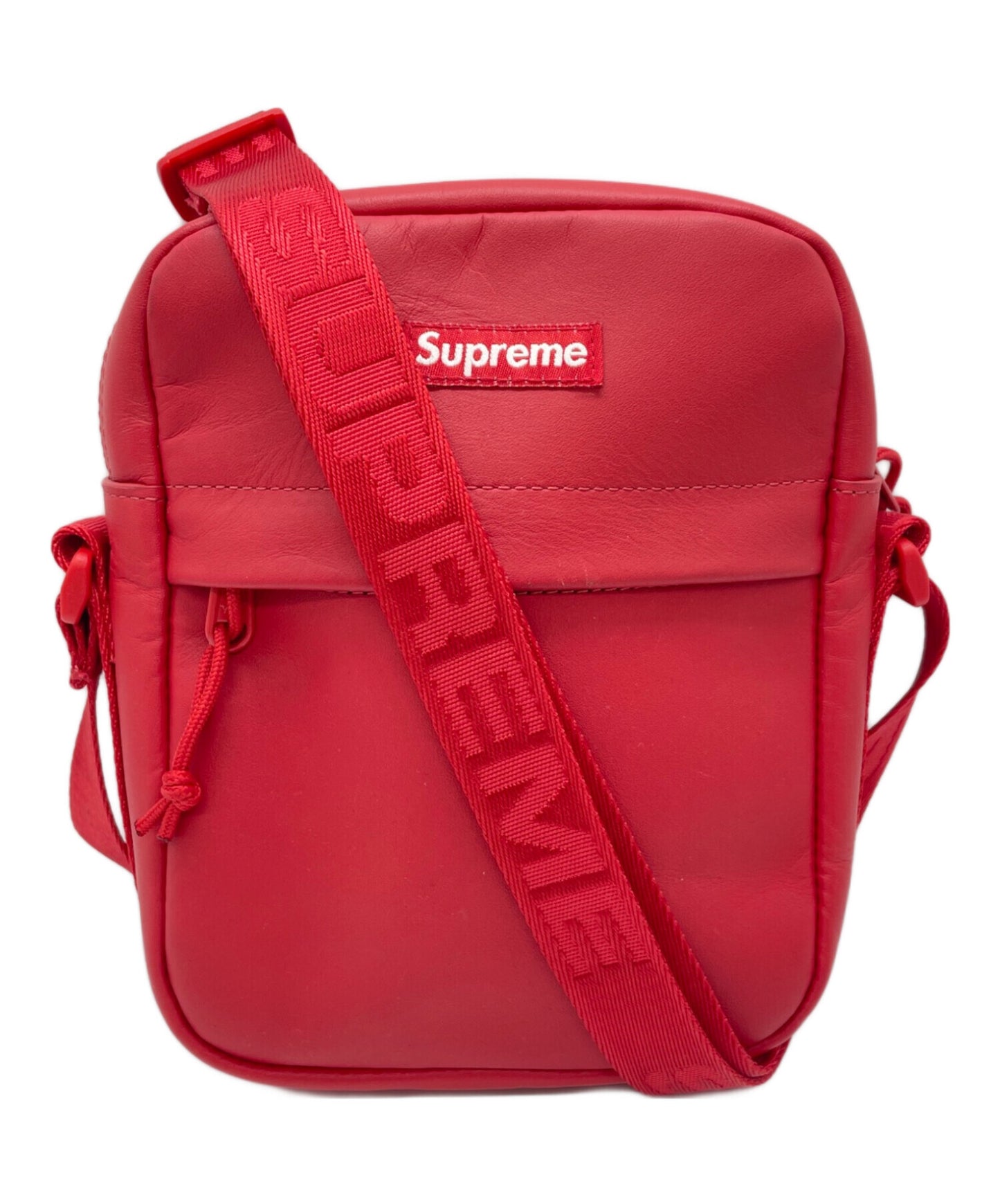 [Pre-owned] SUPREME 23AW Leather Shoulder Bag