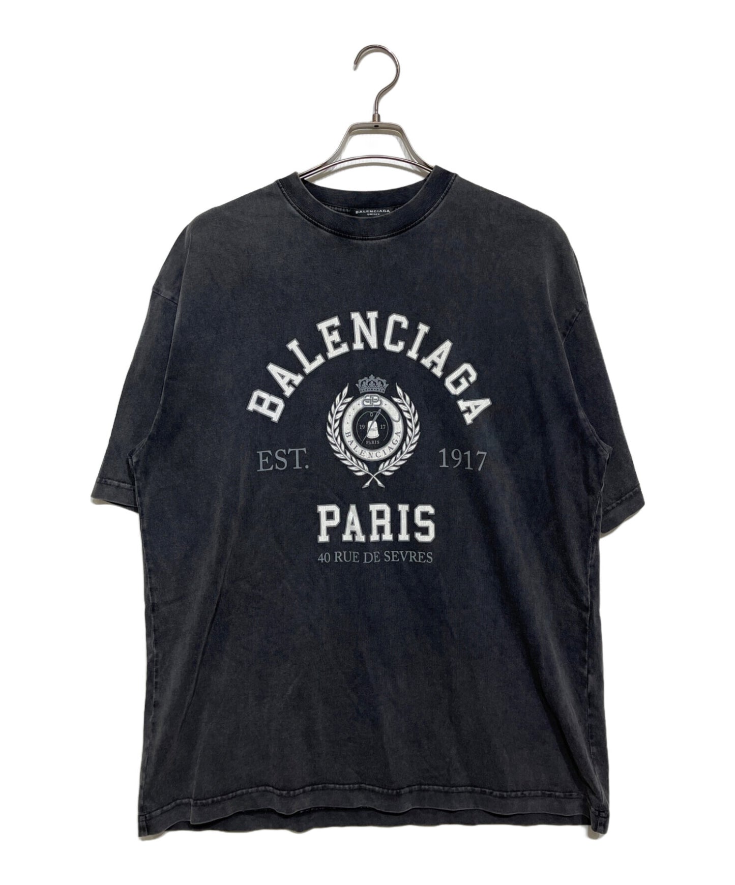 [Pre-owned] BALENCIAGA Vintage Logo T-Shirt 612966 TMV98