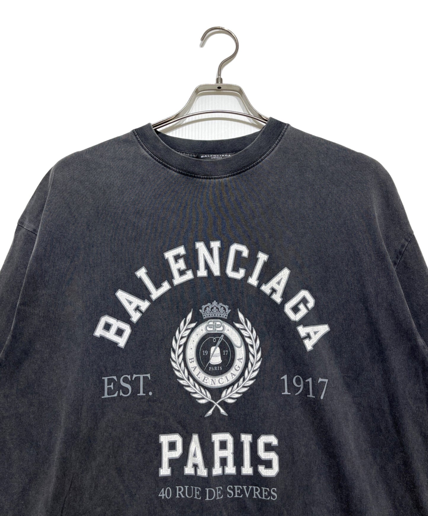 [Pre-owned] BALENCIAGA Vintage Logo T-Shirt 612966 TMV98