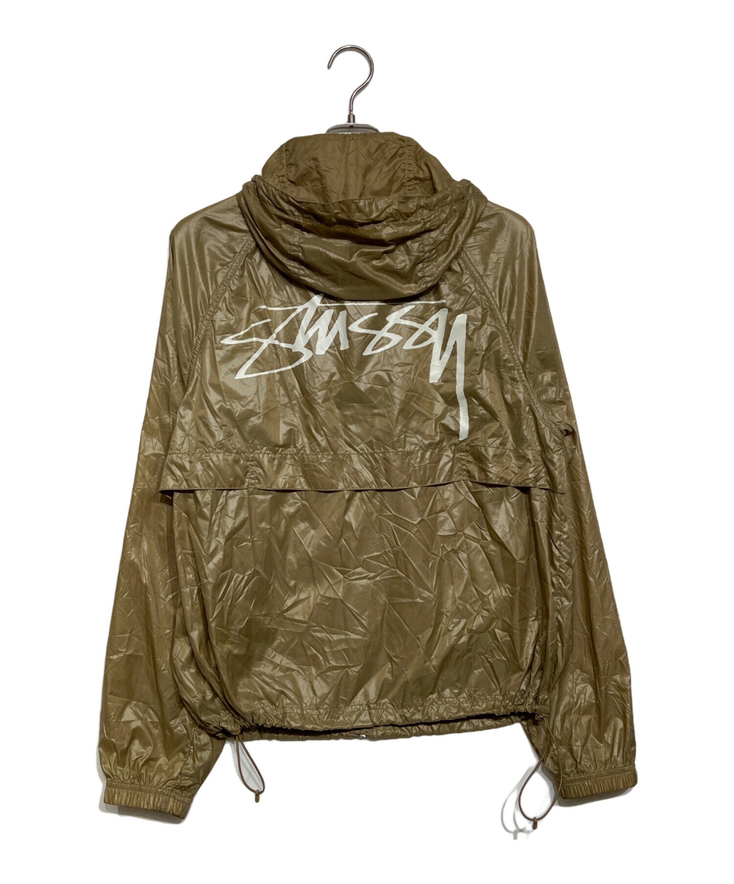 [Pre-owned] stussy Beach Shell Wrinkled Nylon Jacket 115746