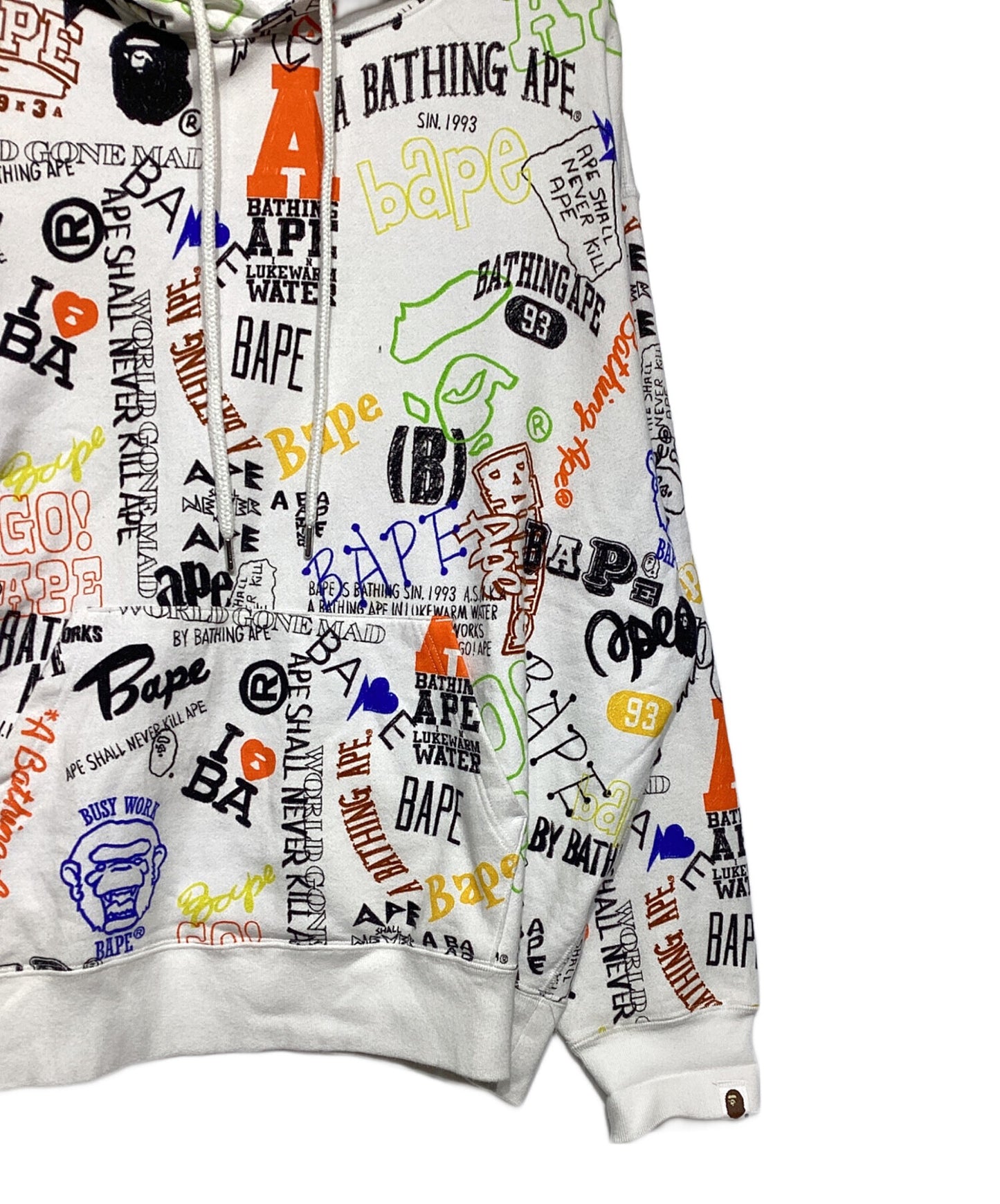 [Pre-owned] A BATHING APE pullover hoodie 001PPK301301M