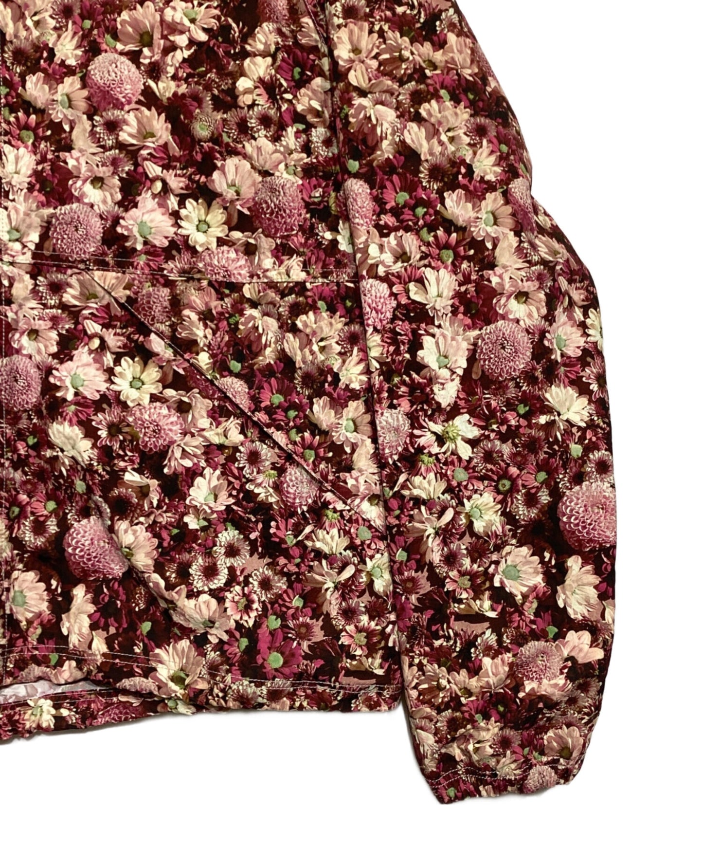 [Pre-owned] stussy Beach Shell Floral Nylon "Maroon 115728