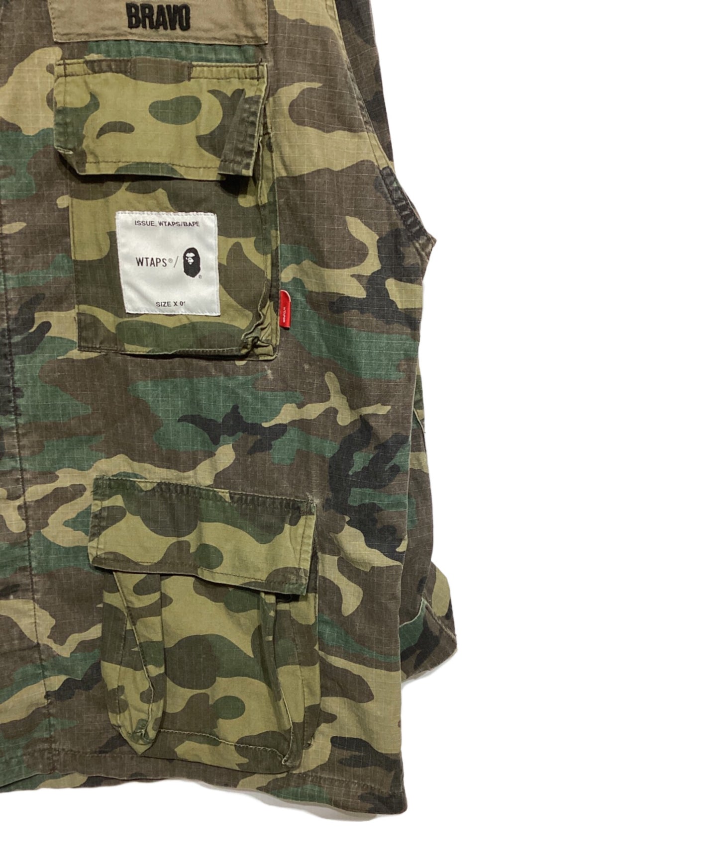 [Pre-owned] WTAPS JUNGLE LS SHIRT 172GWAPD-SHM01S