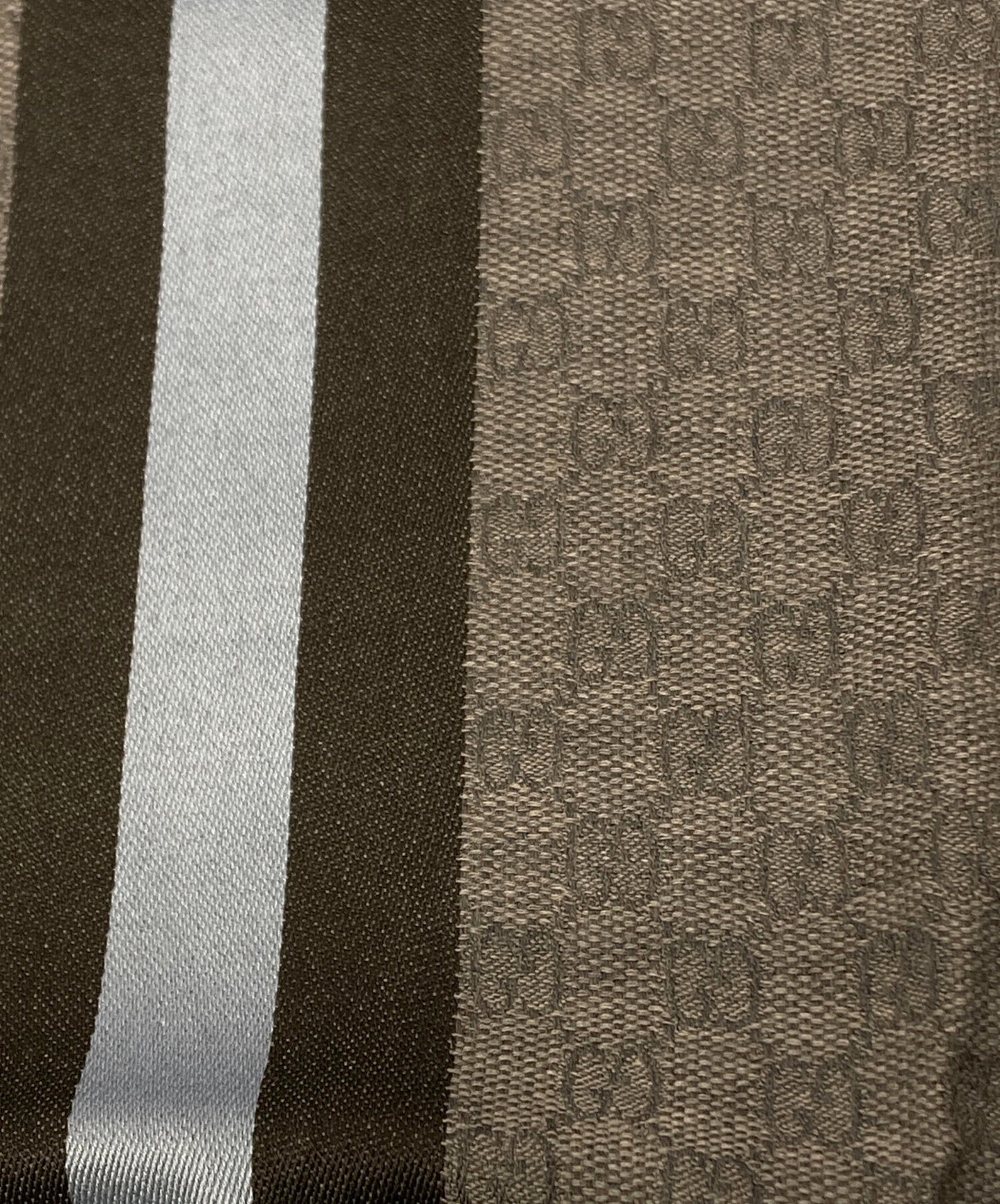 [Pre-owned] GUCCI GG Pattern Sherry Line Stole 147351