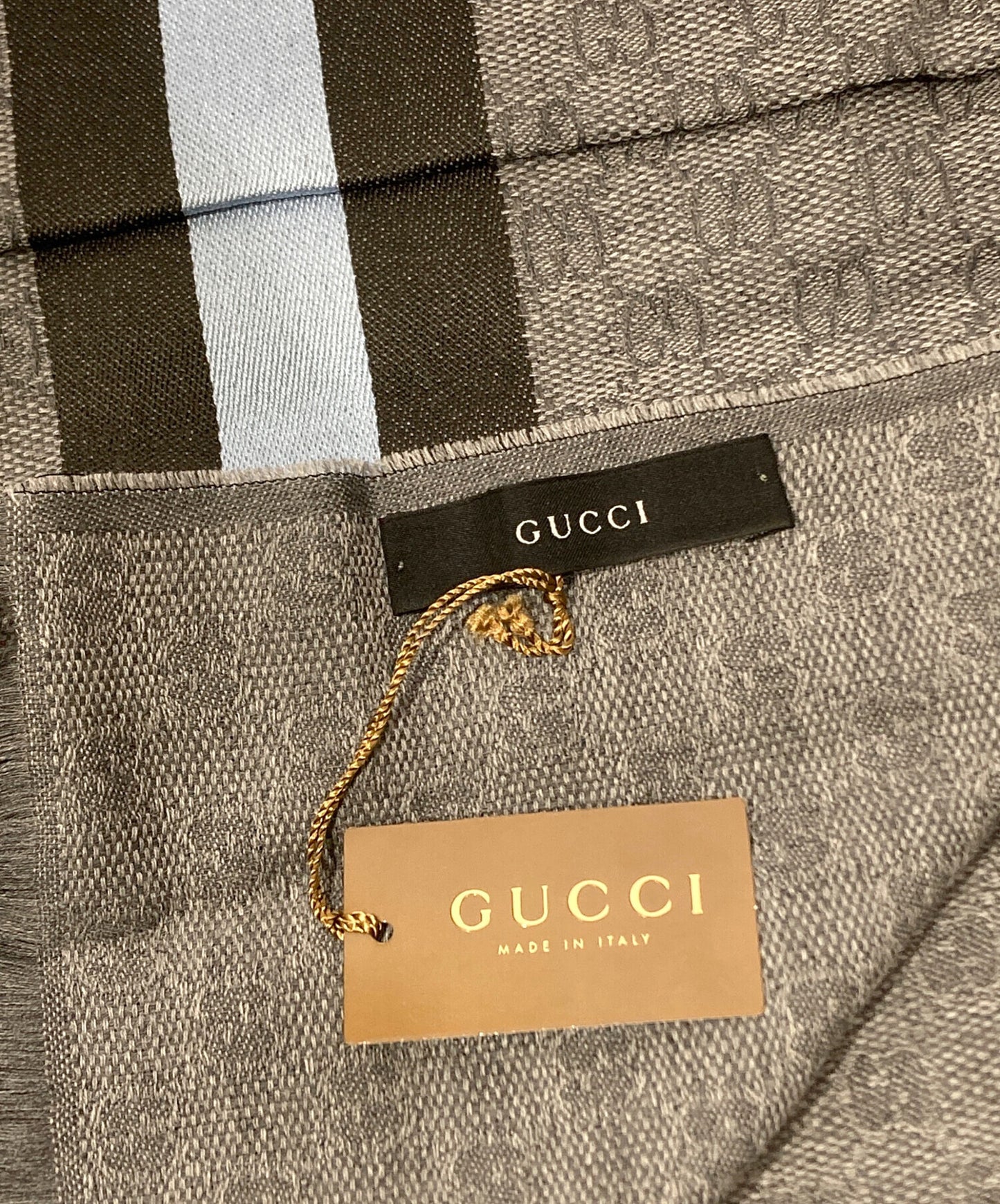 [Pre-owned] GUCCI GG Pattern Sherry Line Stole 147351