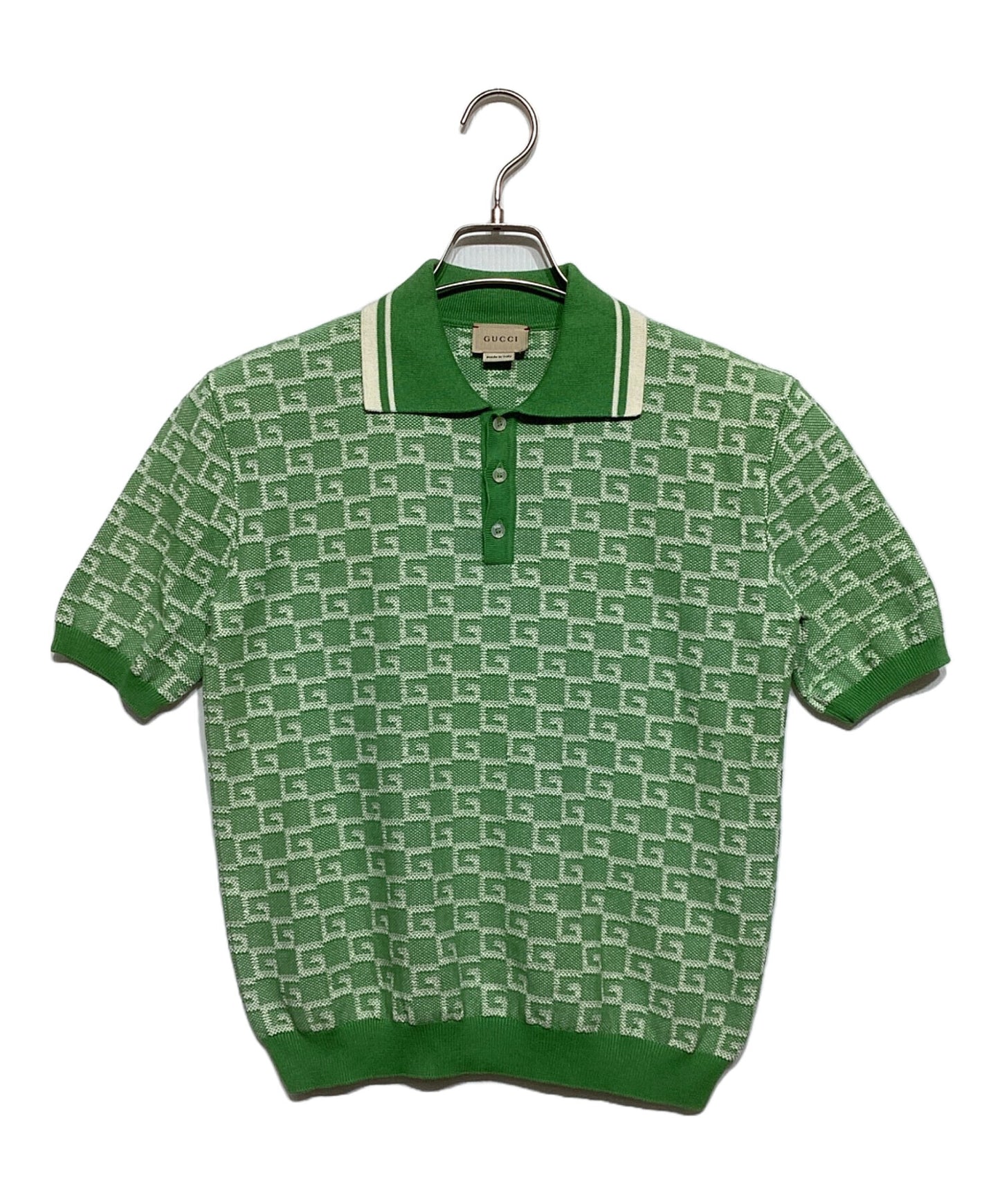 [Pre-owned] GUCCI knit polo shirt 715055 XKCR0