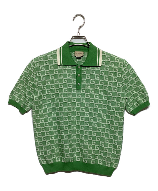 [Pre-owned] GUCCI knit polo shirt 715055 XKCR0