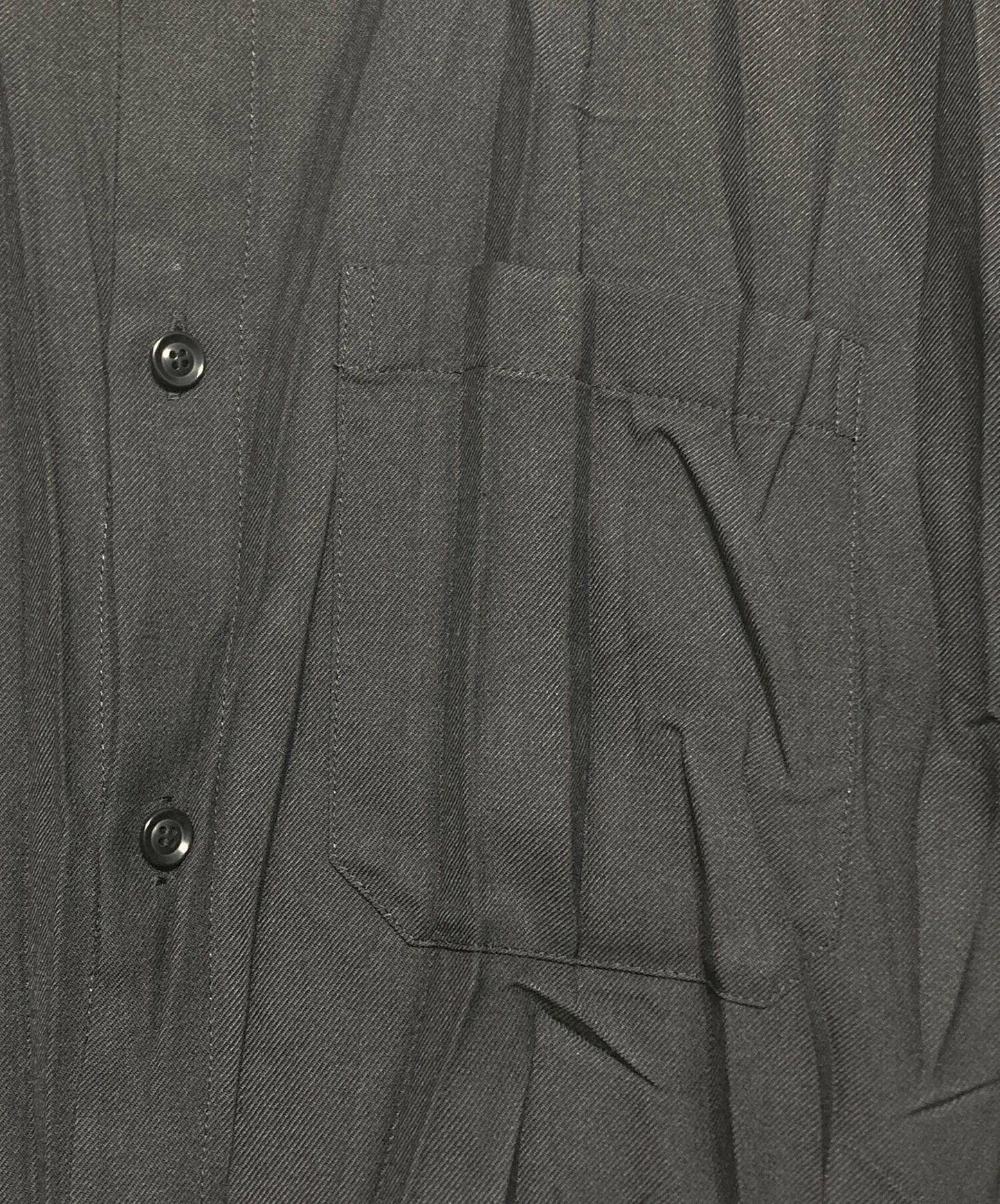 [Pre-owned] Y's Pe/W WRINKLED LONG SLEEVE SHIRTS YC-B20-929