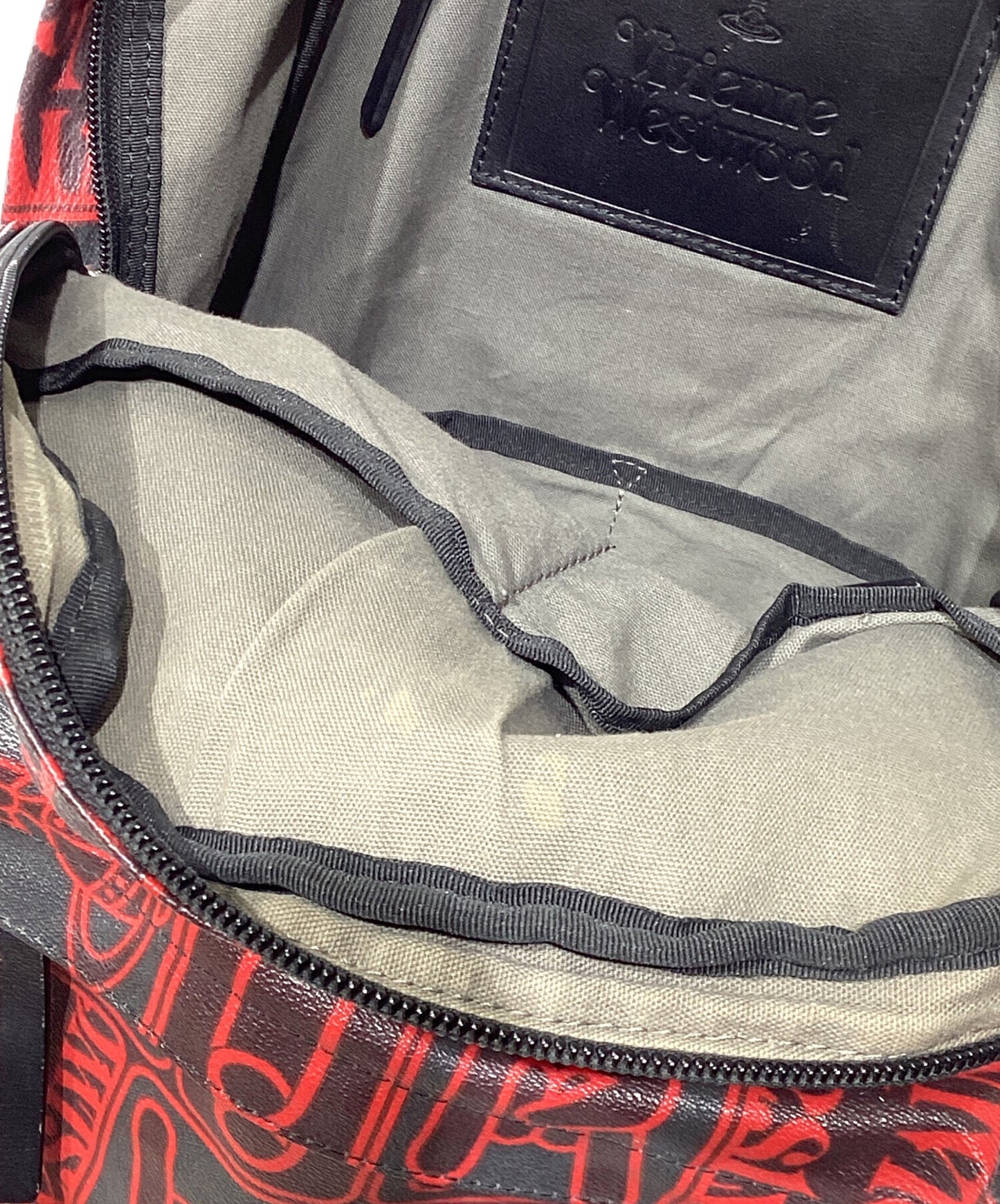 [Pre-owned] Vivienne Westwood PVC Orb Pattern Backpack