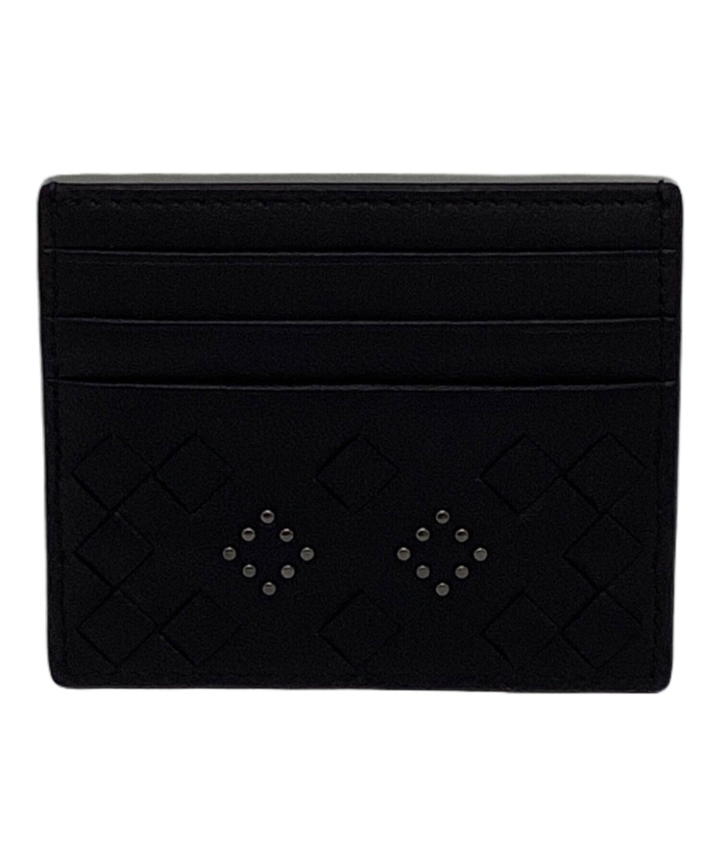 [Pre-owned] BOTTEGA VENETA Studded Intrecciato Card Case 162150 162150