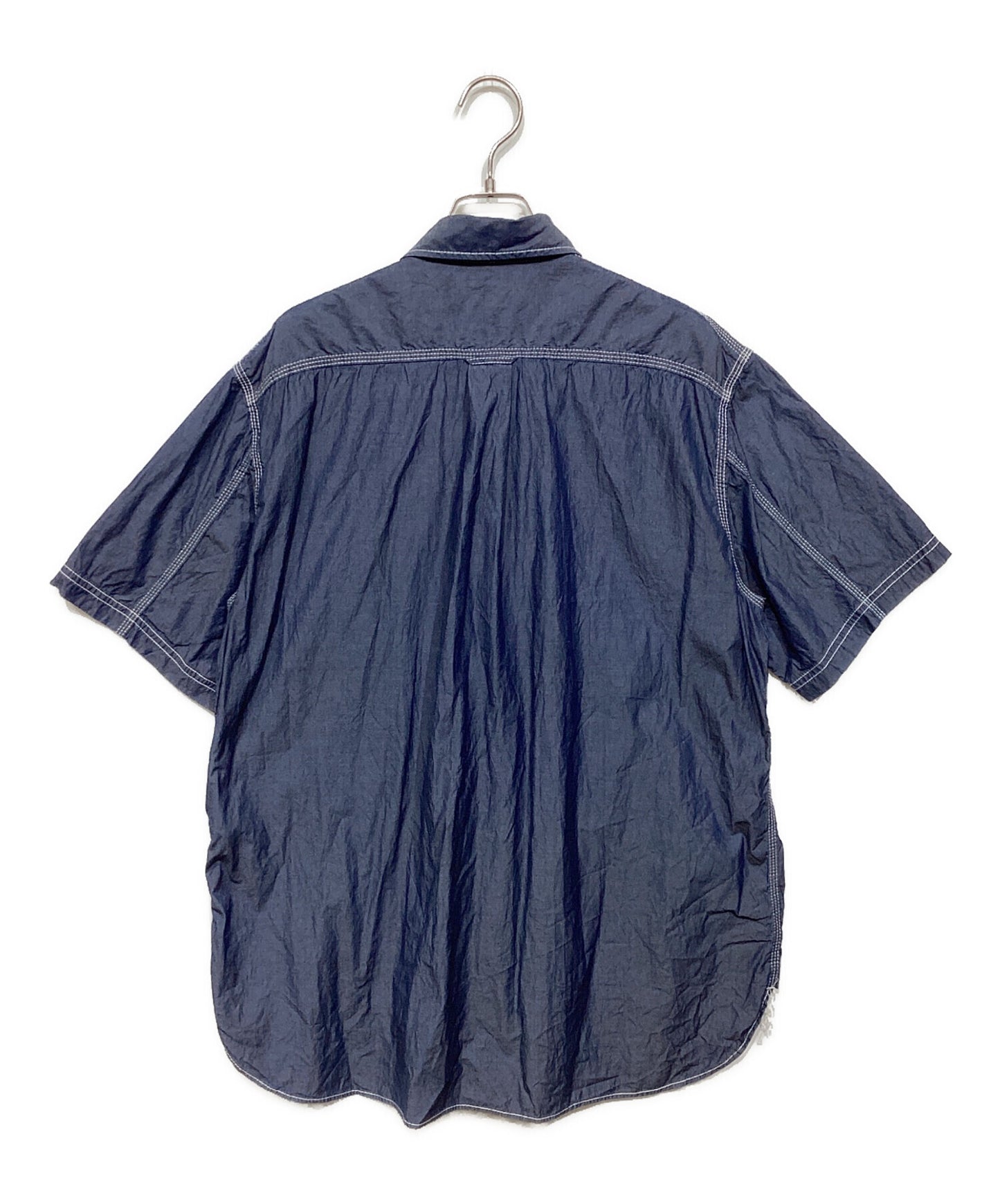 [Pre-owned] COMME des GARCONS JUNYA WATANABE MAN Cotton twill chambray shirt with short sleeves WM-B023
