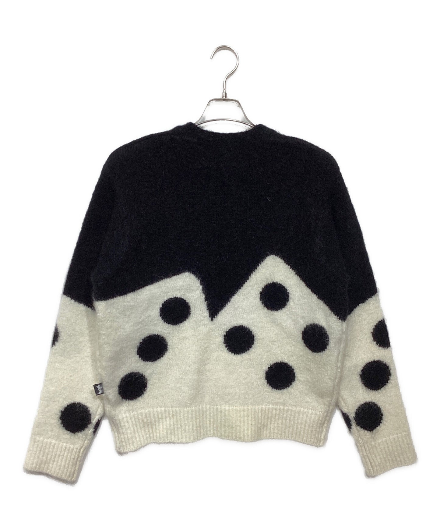 [Pre-owned] stussy DICE FUZZY CREW KNIT 117208