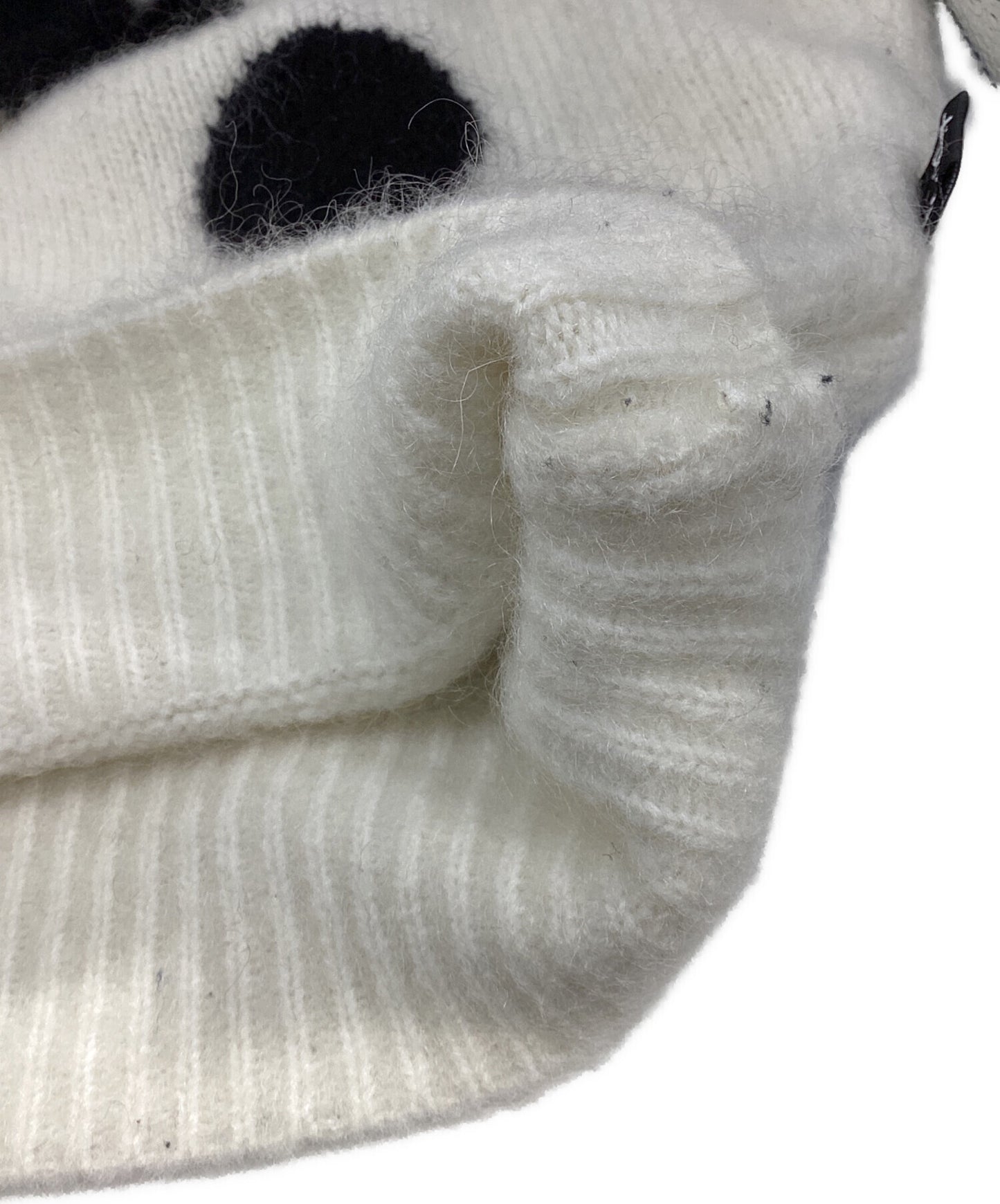 [Pre-owned] stussy DICE FUZZY CREW KNIT 117208