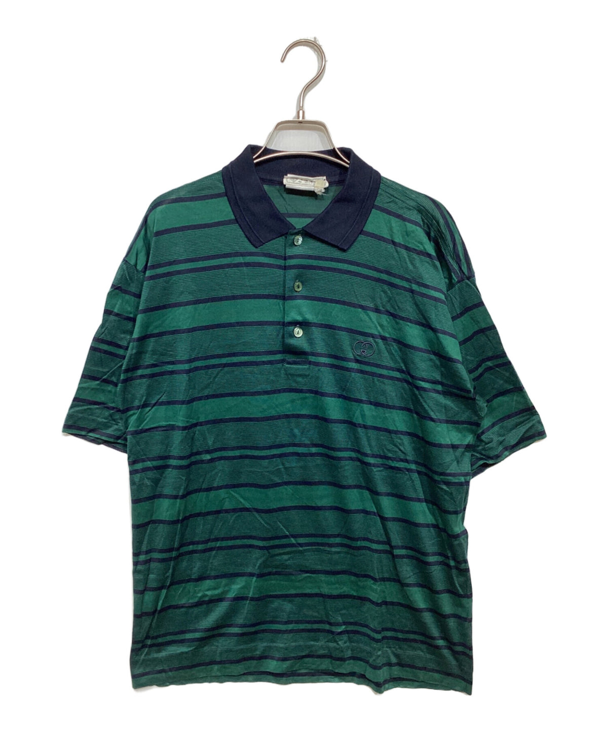 [Pre-owned] GUCCI Striped Polo Shirt