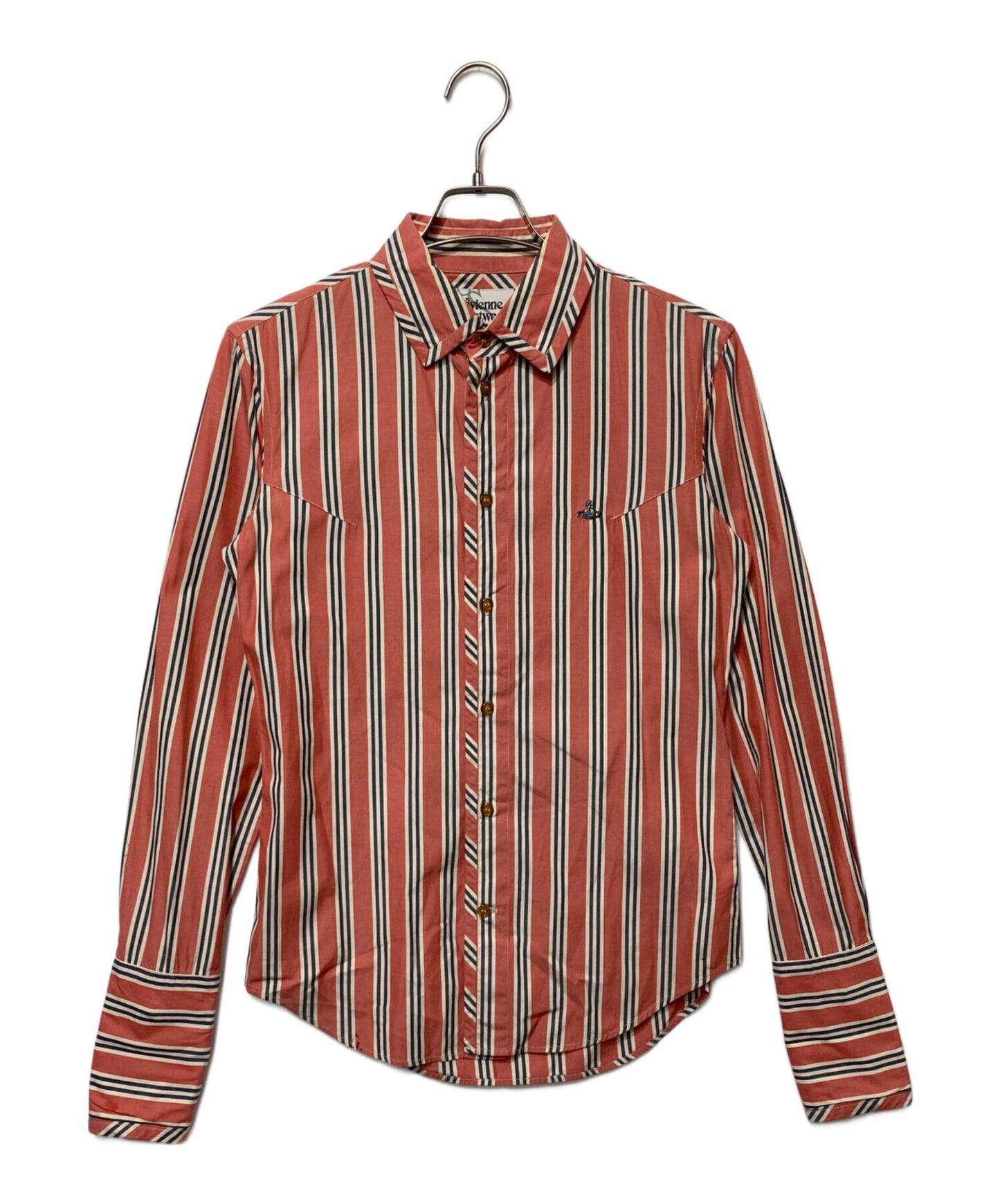 [Pre-owned] Vivienne Westwood man Orb Embroidery Shirt VW-CR-72048