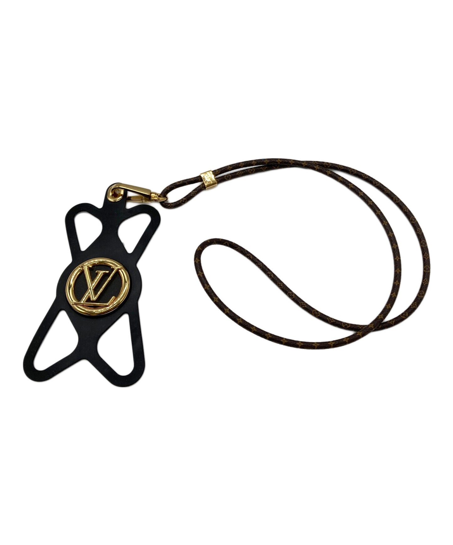 [Pre-owned] LOUIS VUITTON Monogram Phone Holder Louise Cell Phone Covers M68382