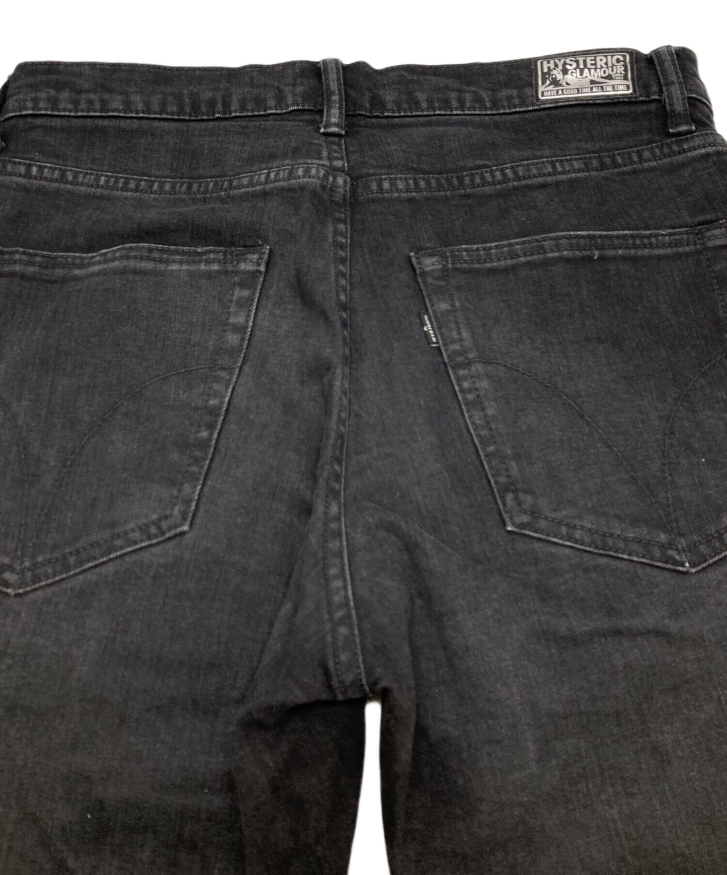 [Pre-owned] Hysteric Glamour KPR processed slim denim pants 02231AP02