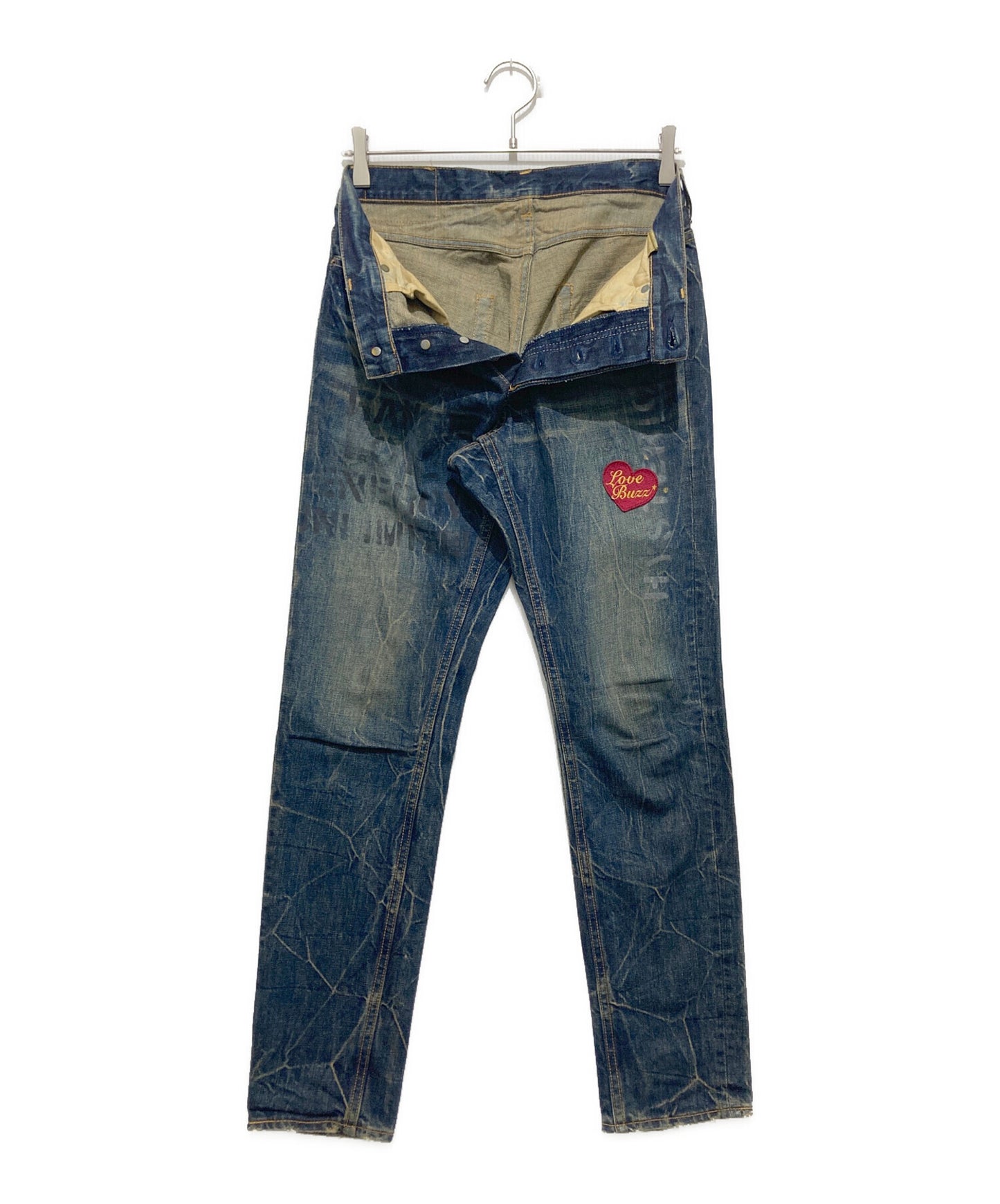 [Pre-owned] Hysteric Glamour Patched KINKY Denim Pants 2AP-4701