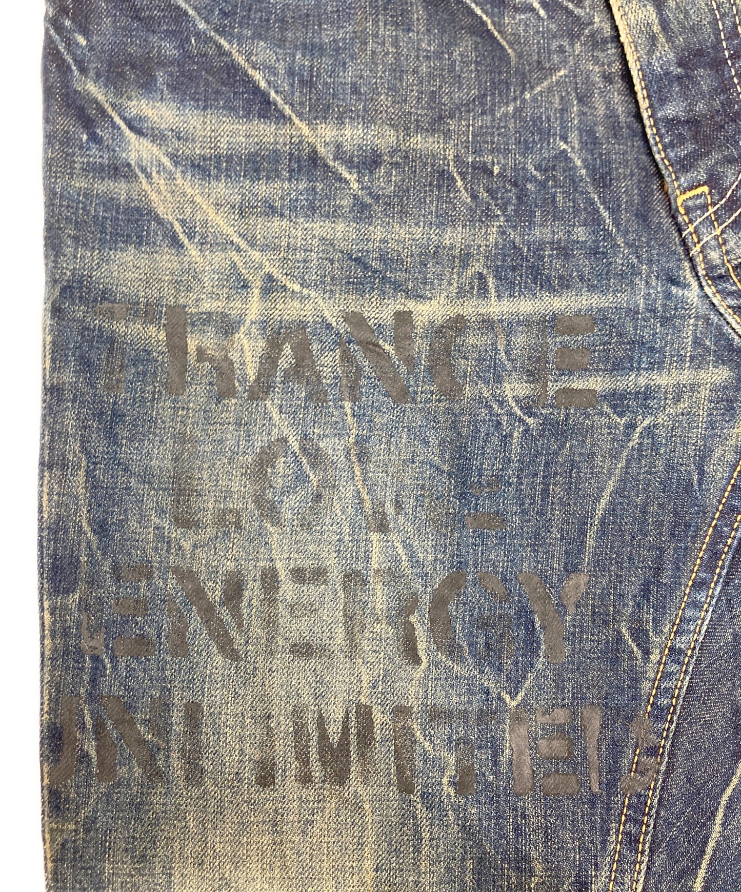 [Pre-owned] Hysteric Glamour Patched KINKY Denim Pants 2AP-4701