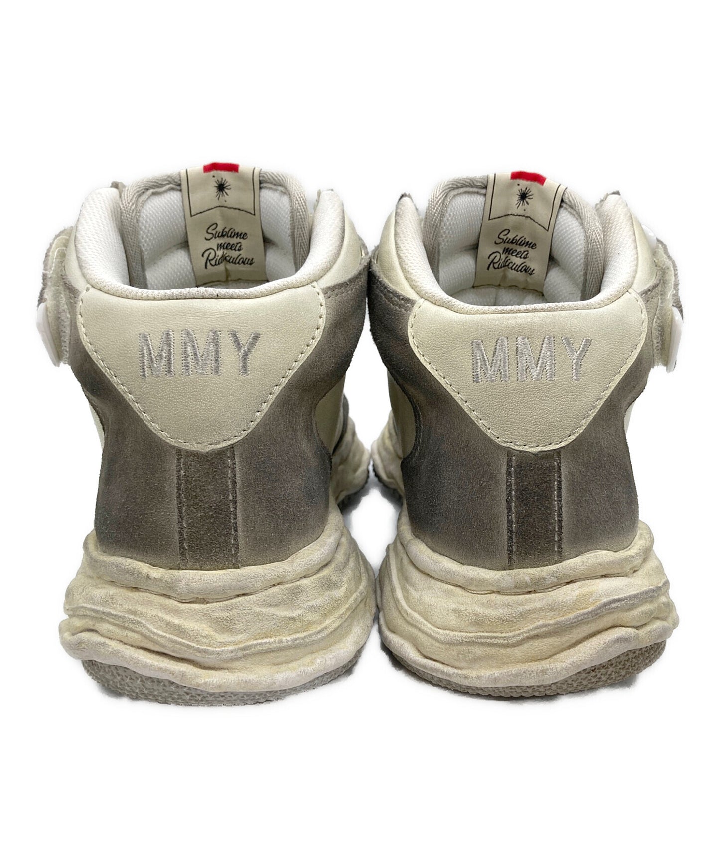 [Pre-owned] MIHARA YASUHIRO WAYNE OG Sole DR Leather High-top Sneaker A10FW709