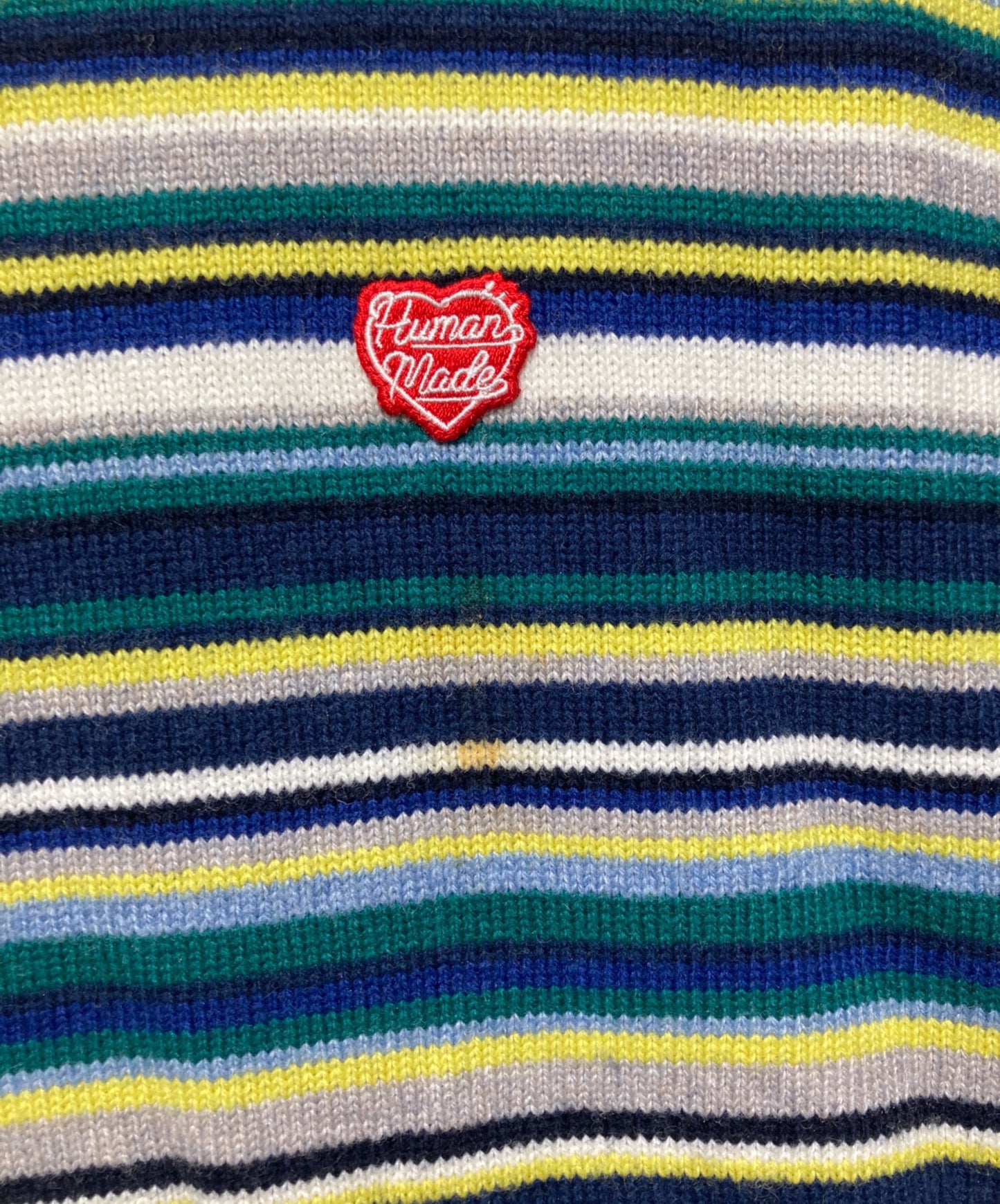 [Pre-owned] HUMAN MADE 23AW MULTI STRIPED KNIT SWEATER Multi striped knit sweater