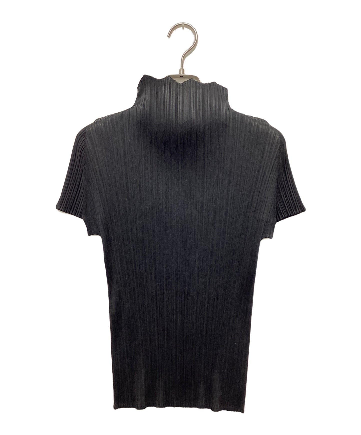 [Pre-owned] PLEATS PLEASE ISSEY MIYAKE Short-sleeved high neck pleated cut and sewn PP73-JK122