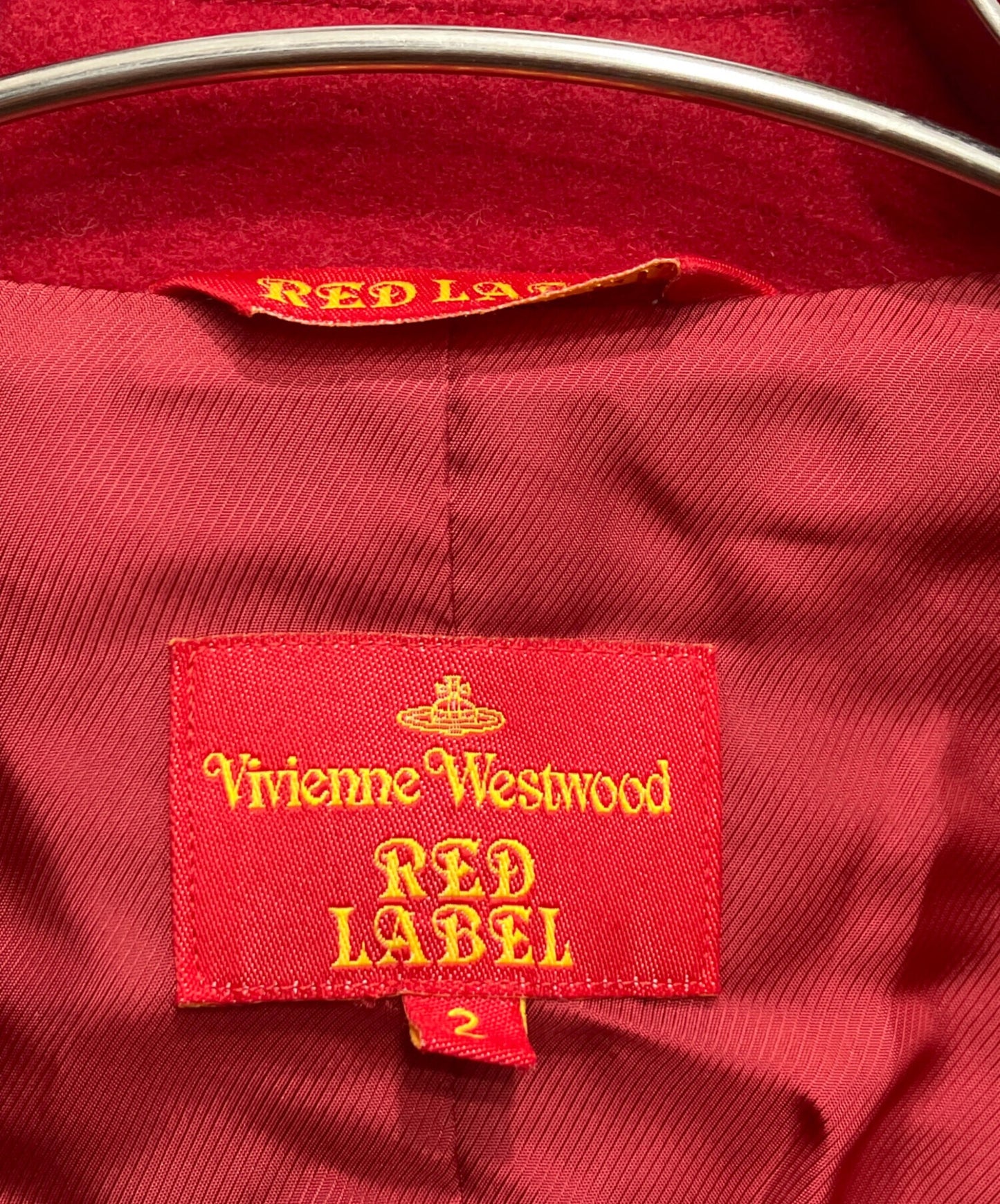 [Pre-owned] Vivienne Westwood RED LABEL Orb button wool blend short coat 357-01-63019