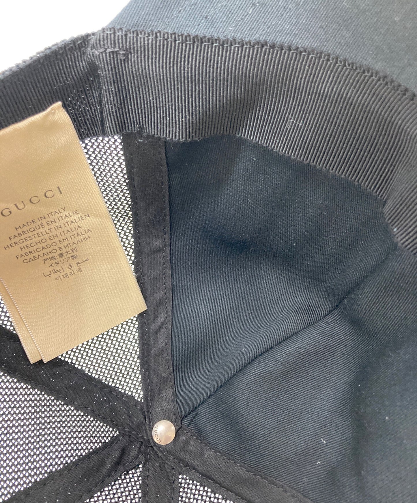 [Pre-owned] GUCCI Logo Mesh Cap 701324 4HAOY